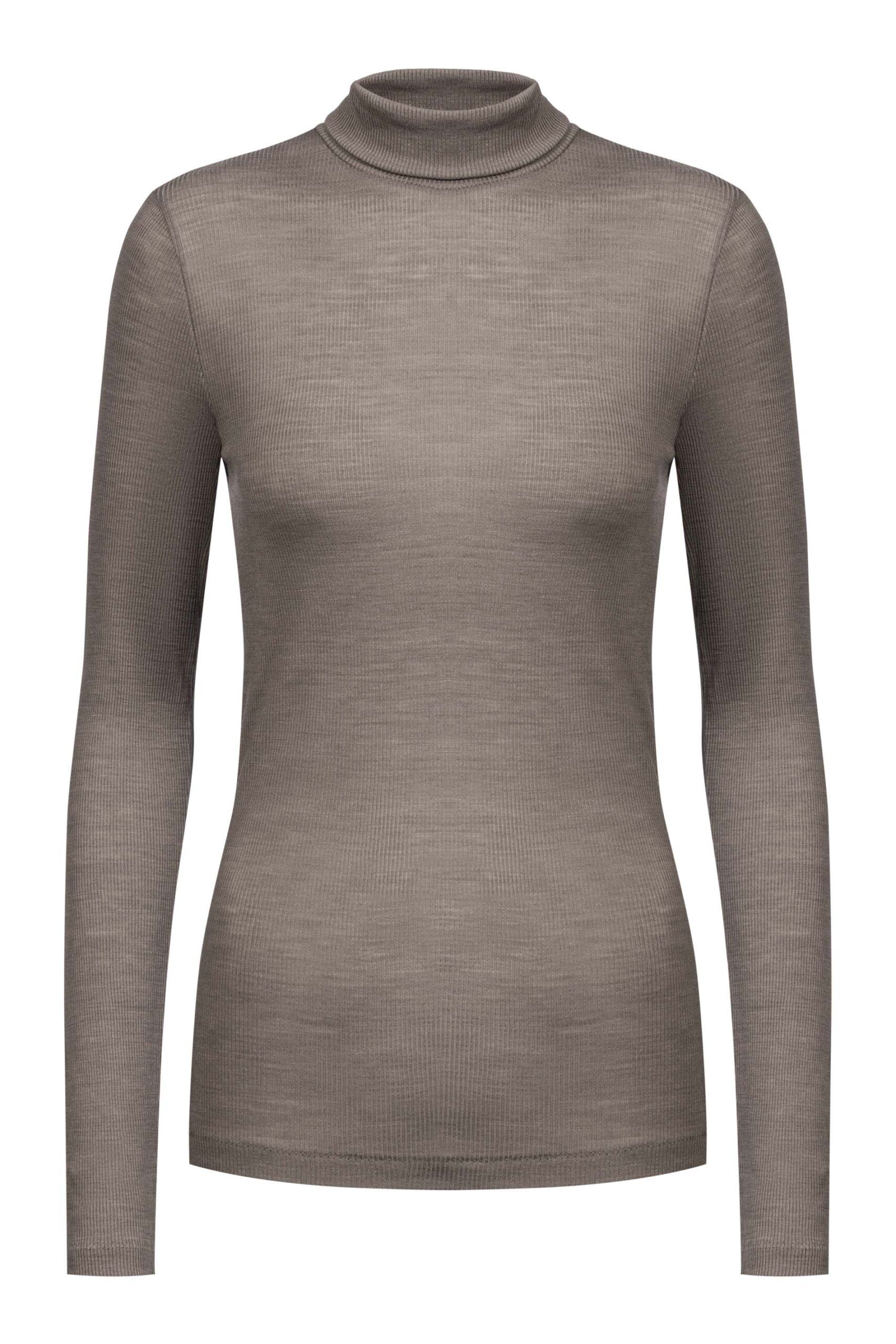 Mey Shirt Serie Wool Love deep Taupe - freigestellt