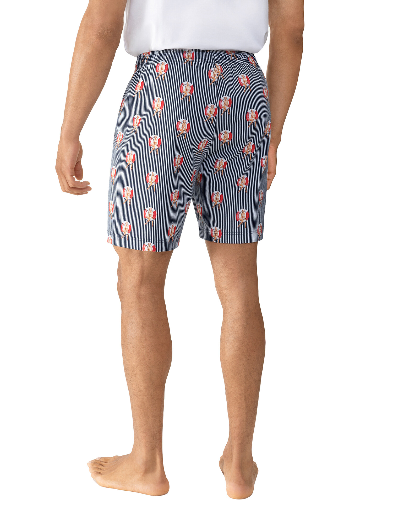 Mey Hose kurz 31198 yacht blue - von hinten Mey Hose kurz 31198 yacht blue - von hinten