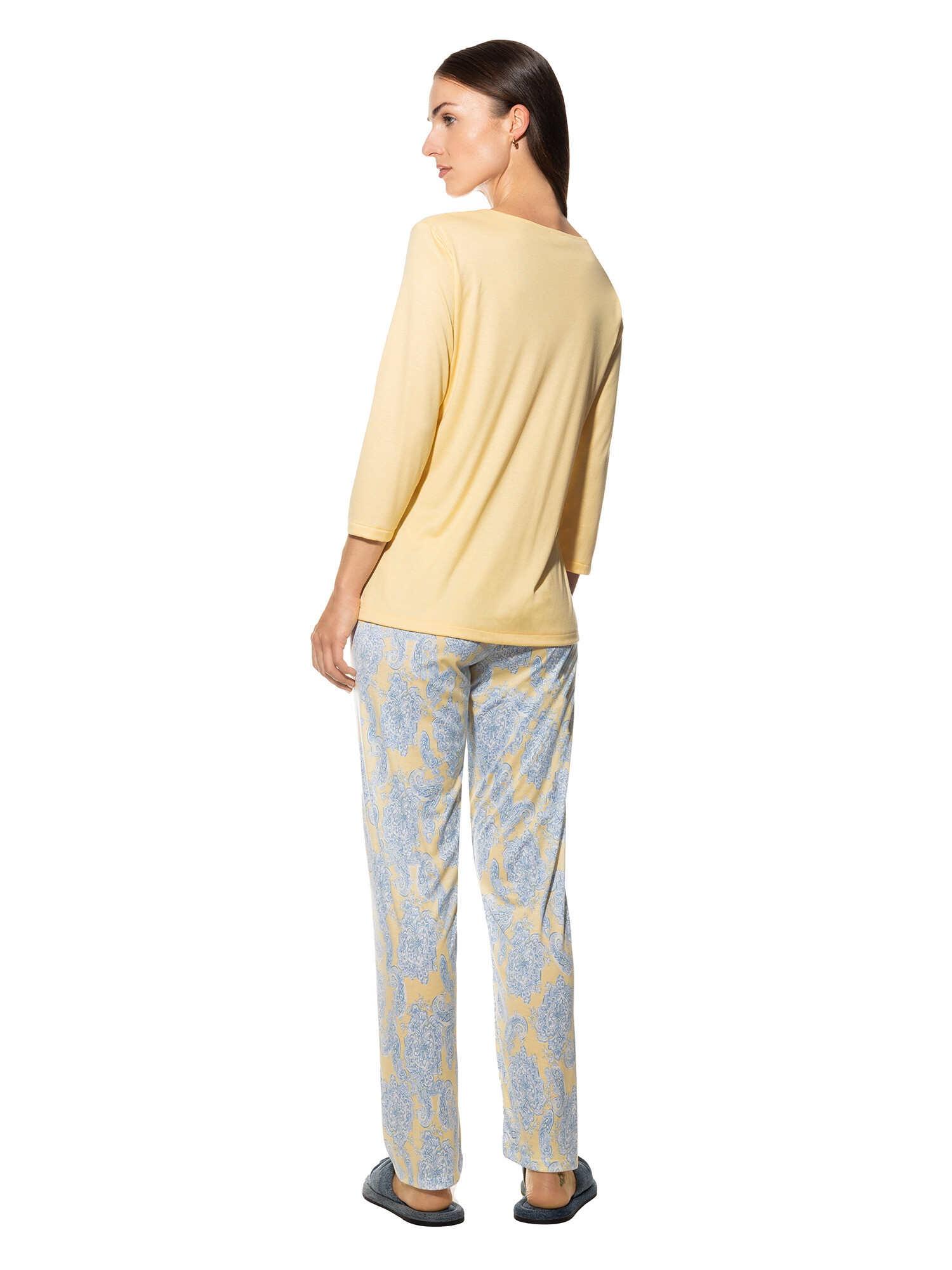 Mey Pyjama 14099 Golden Day - von hinten Mey Pyjama 14099 Golden Day - von hinten