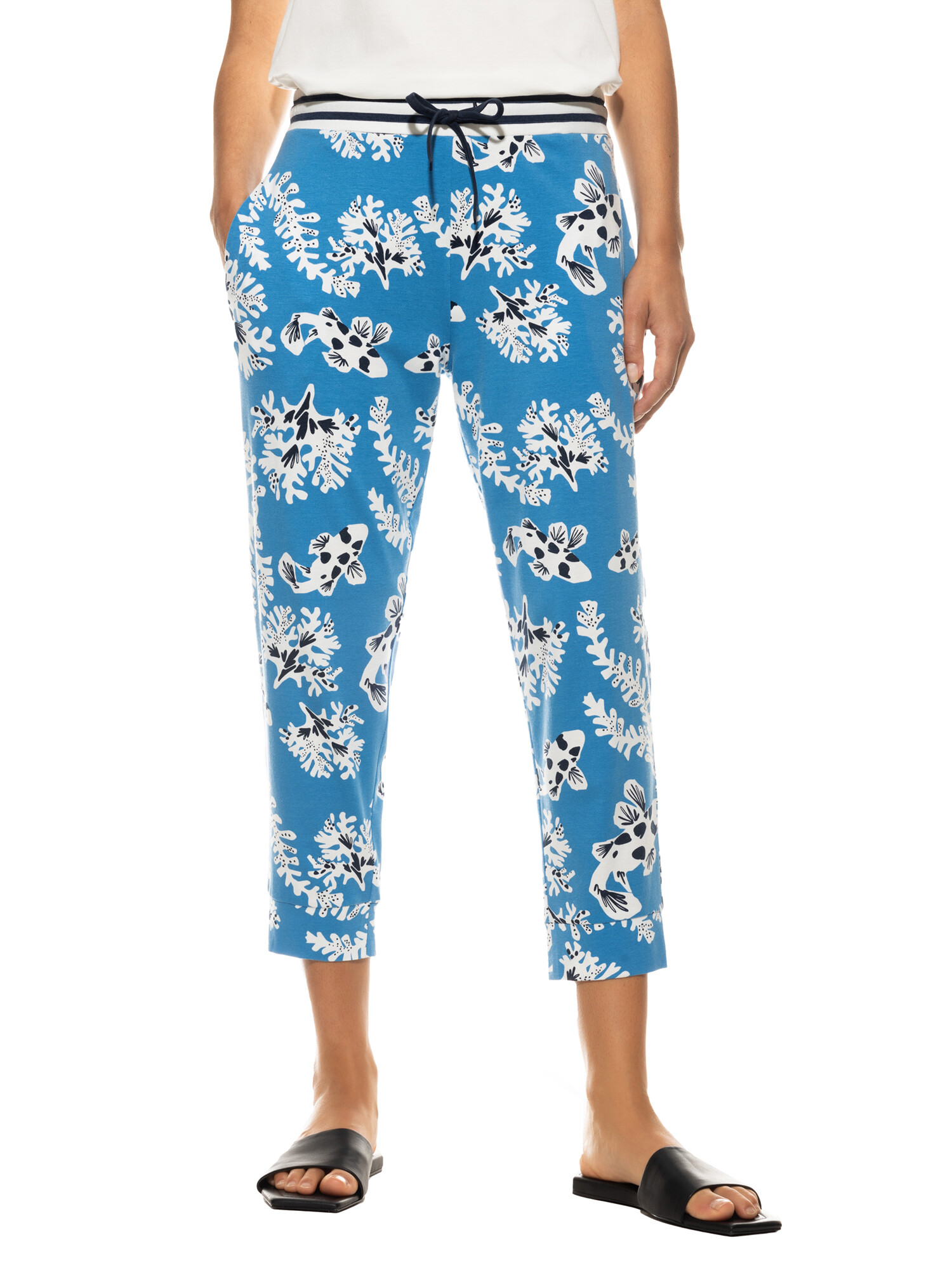 Mey Hose 3/4 lang 17747 holiday blue - von vorne