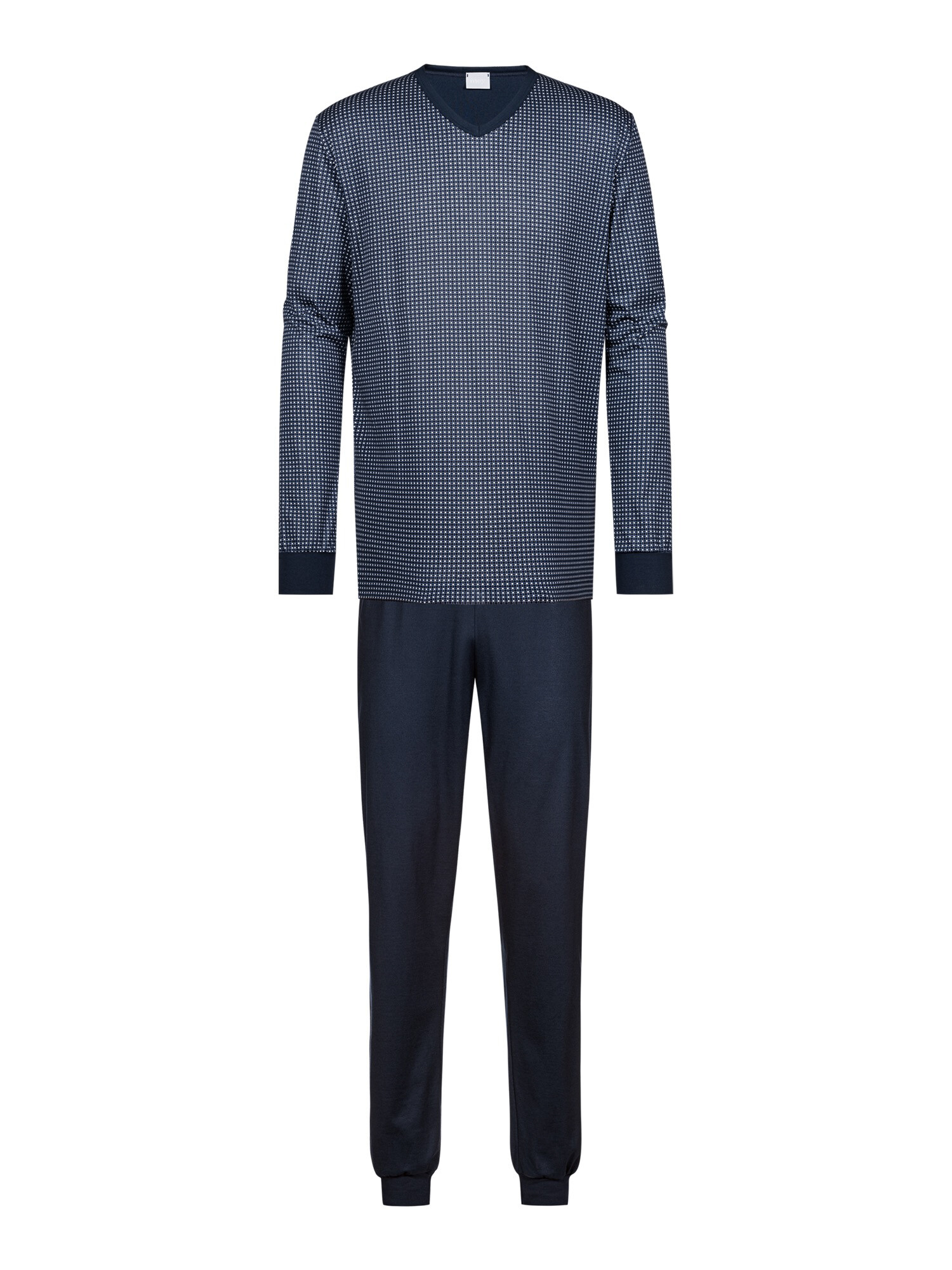 Mey Herren Pyjama 34071 yacht blue