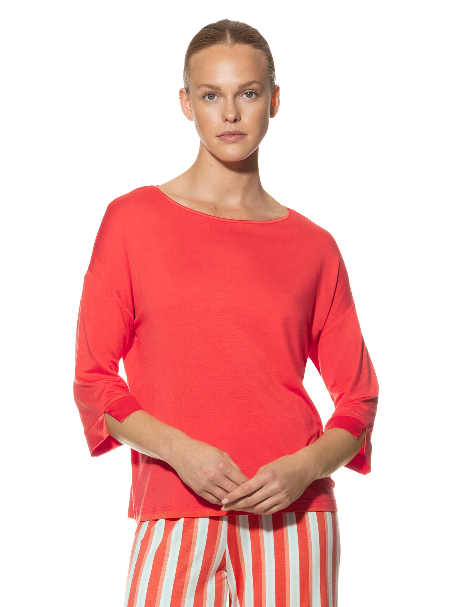 Mey T-Shirt 3/4 Arm 17778 Lolipop Red - von vorne