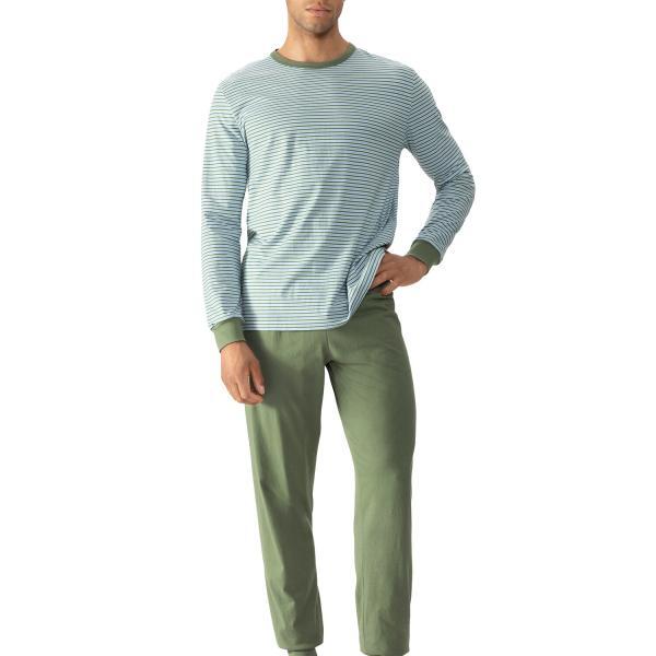 Mey Bündchenpyjama 34073 Elm Green - von vorne