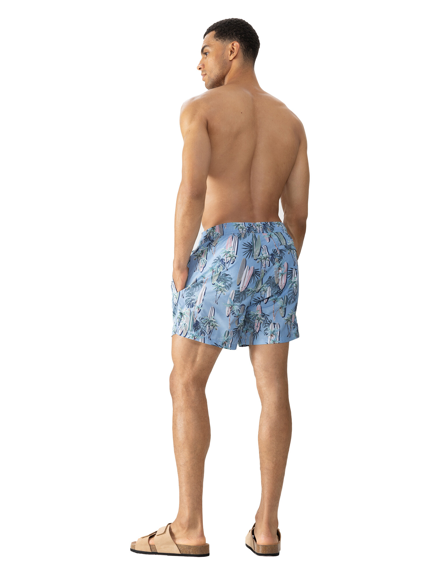 Mey Badeshort 32109 Heavenly Blue - von hinten