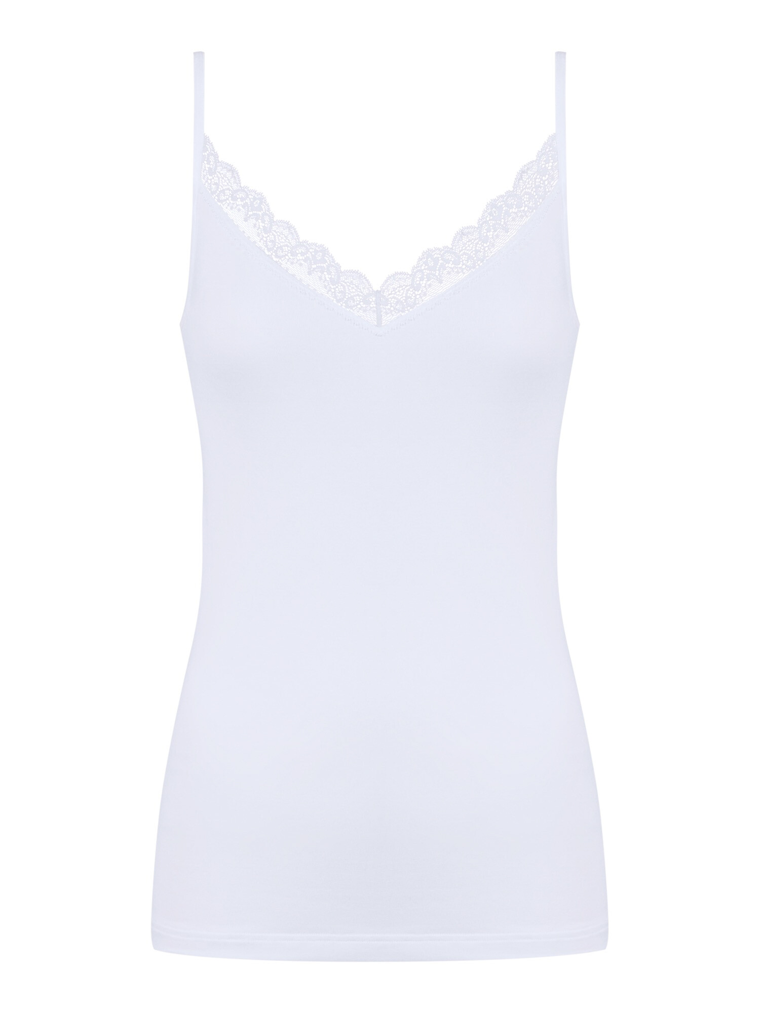 Mey Spaghetti Top 55316 weiß