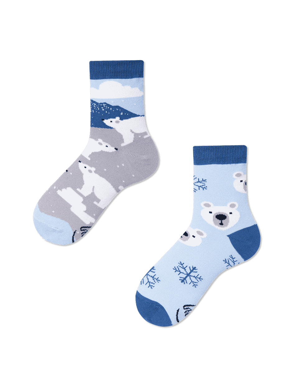 Many Mornings Kids Polar Bear Eisbär Motiv Socken Many Mornings Kids Polar Bear Eisbär Motiv Socken