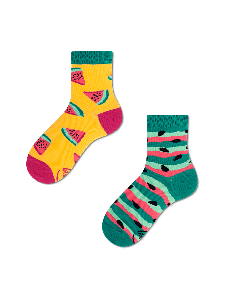 Many Mornings Kids Watermelon Splash Wassermelone Motiv Socken Many Mornings Kids Watermelon Splash Wassermelone Motiv Socken
