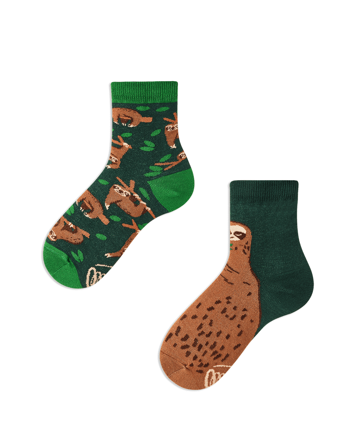 Many Mornings Kids Sloth Life Faultier Motiv Socken