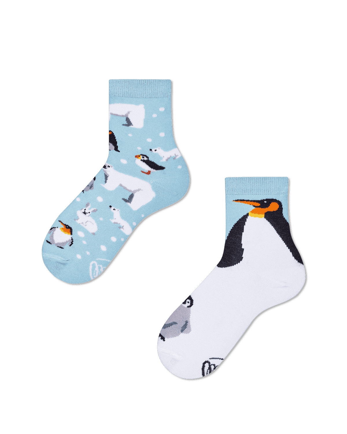 Many Mornings Kids Frosty Friends Pinguin und Eisbär Motiv Socken