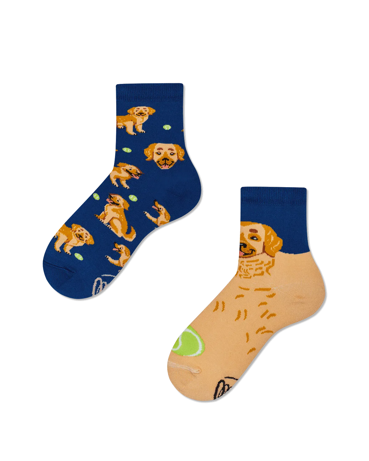 Many Mornings Kids Golden Boy Labrador Hunde Motiv Socken Many Mornings Kids Golden Boy Labrador Hunde Motiv Socken