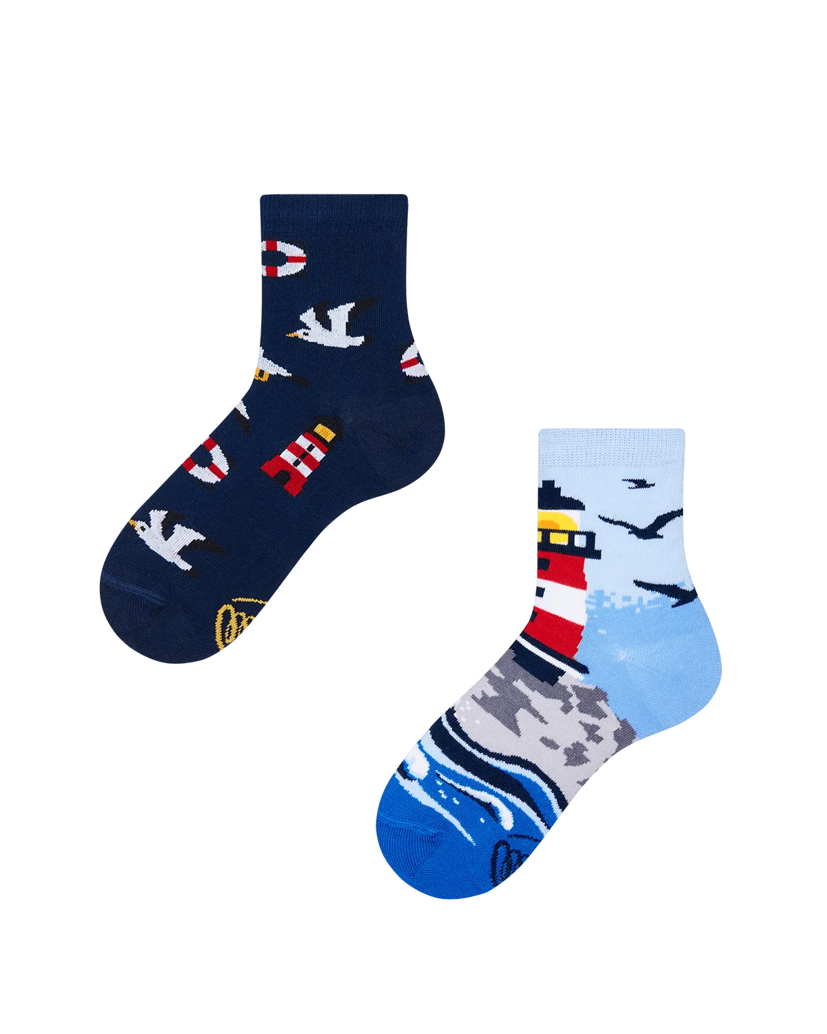 Many Mornings Kids Nordic Lighthouse Leuchtturm Motiv Socken