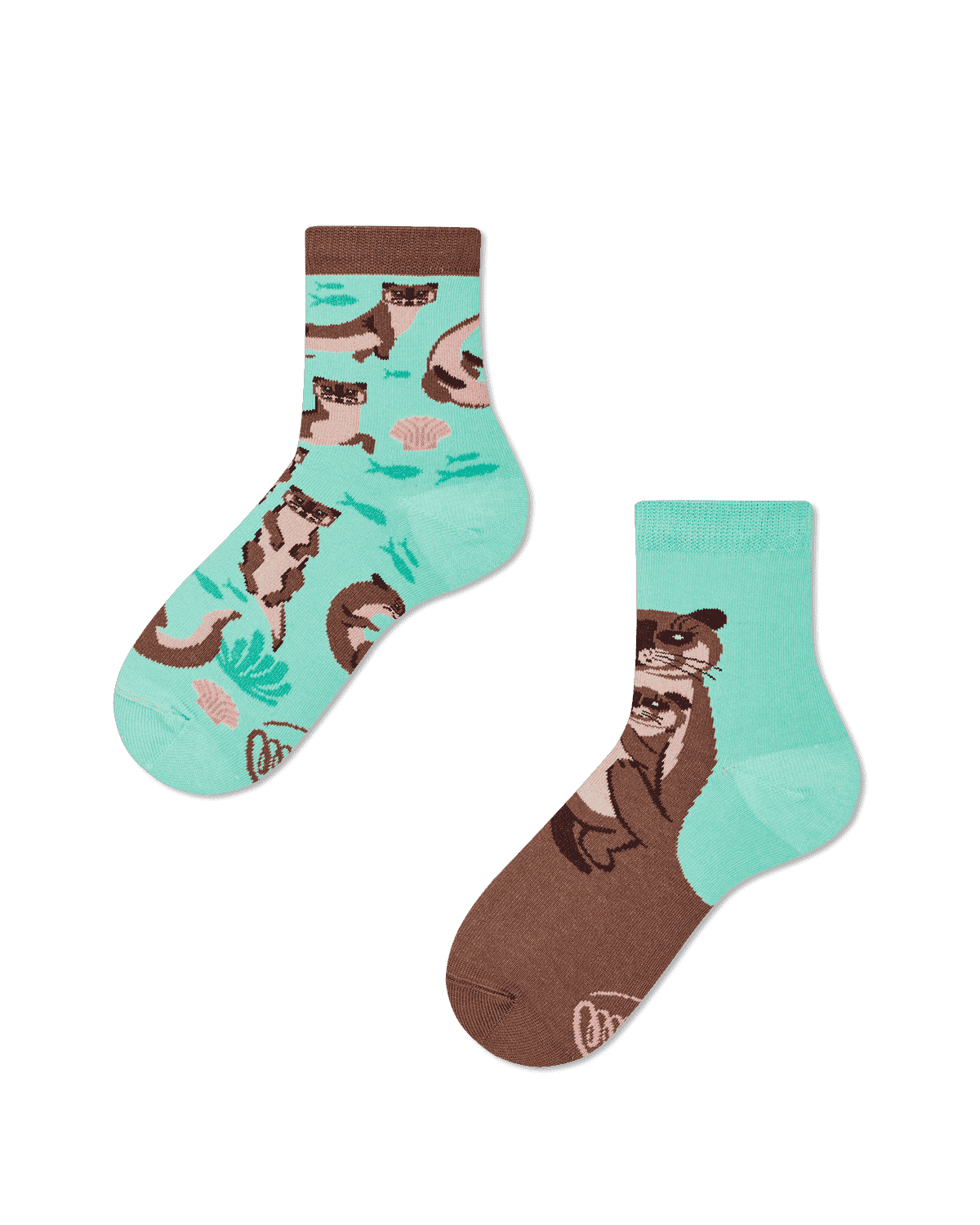 Many Mornings Kids Otter Stories Otter Motiv Socken Many Mornings Kids Otter Stories Otter Motiv Socken