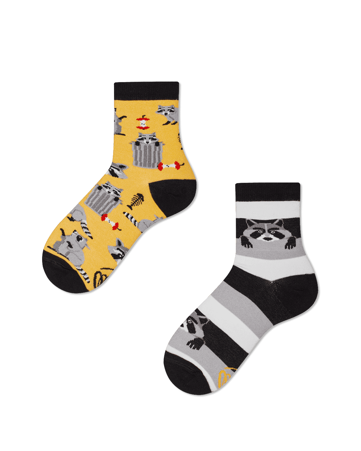 Many Mornings Kids Raccoon Bandit Waschbär Motiv Socken Many Mornings Kids Raccoon Bandit Waschbär Motiv Socken