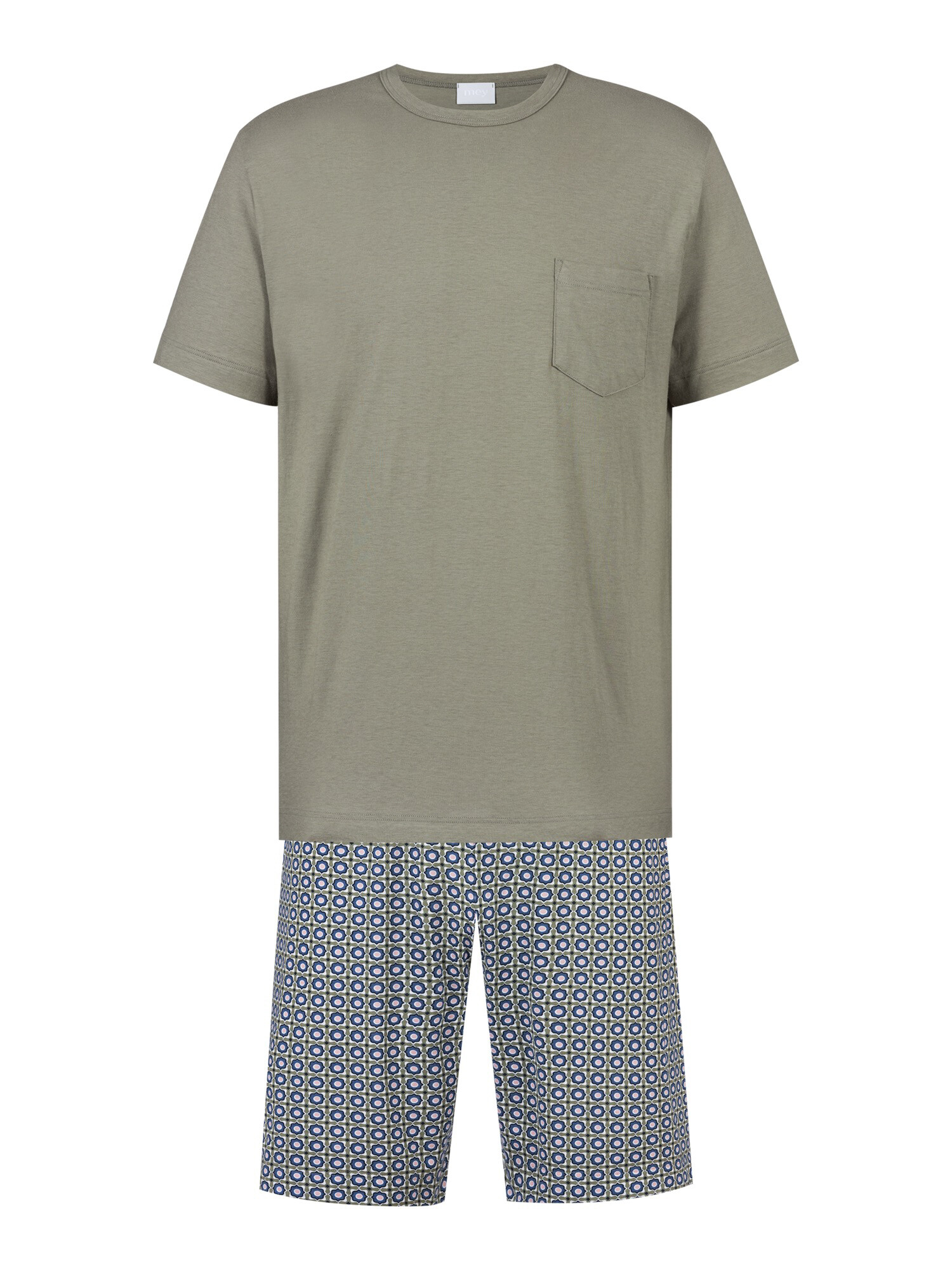 Mey Herren Pyjama kurz 33068 Salvia Mey Herren Pyjama kurz 33068 Salvia