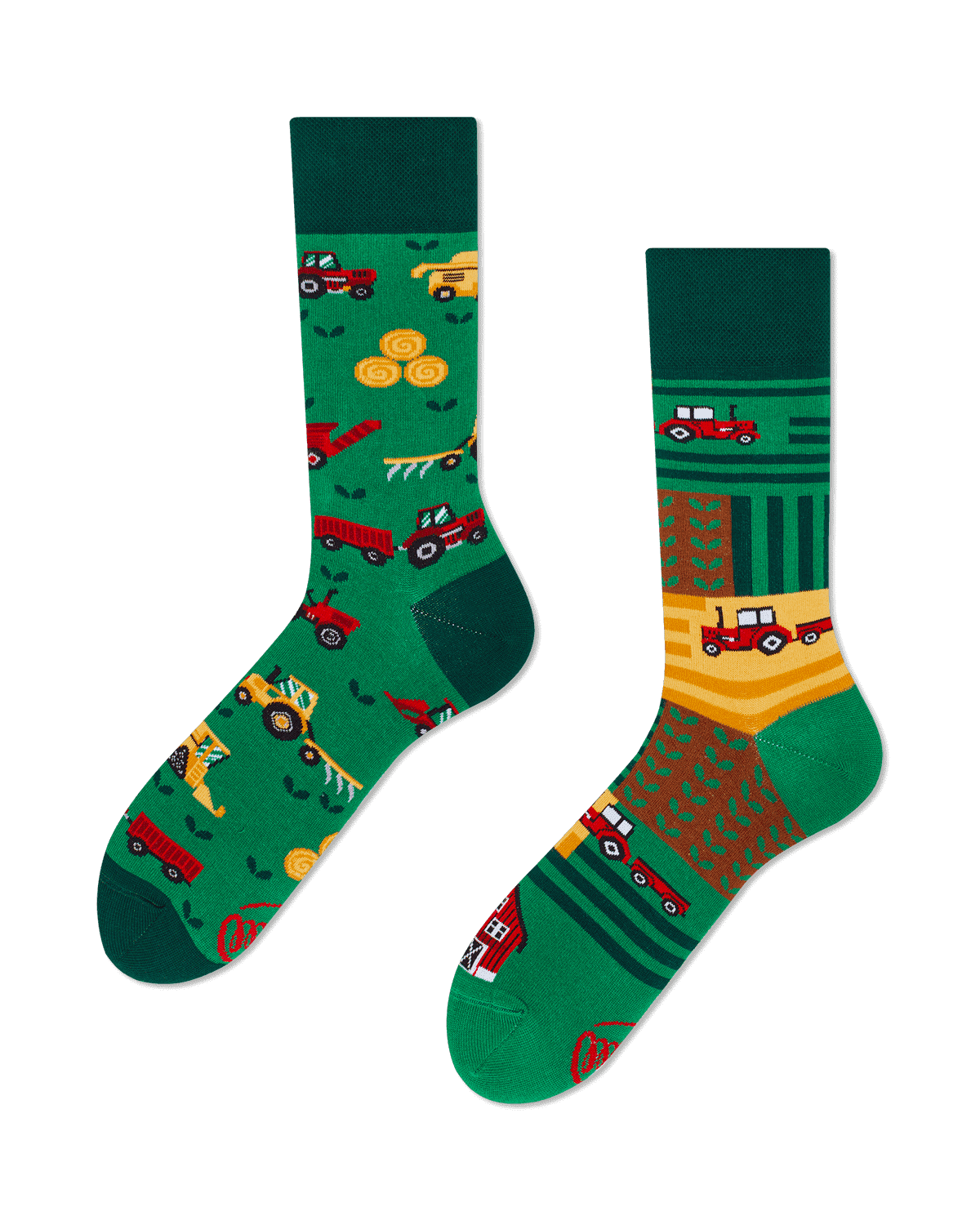 Many Mornings Socken Happy Harvest Traktor Motiv Socken Many Mornings Socken Happy Harvest Traktor Motiv Socken