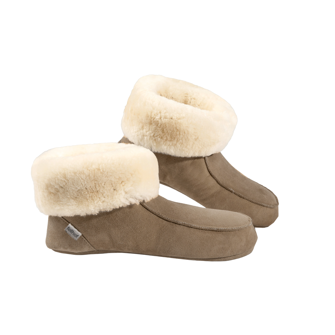 Fellhof Lammfell Stiefel Ledersohle Rechts Fellhof Lammfell Stiefel Ledersohle Rechts