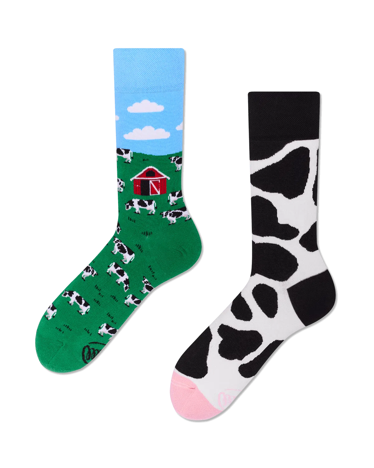 Many Mornings Socken Holy Cow Kuh Motiv Socken