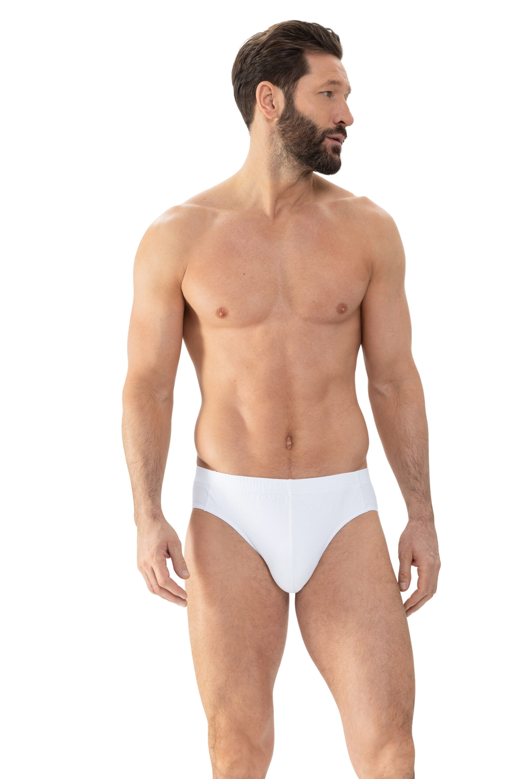 Mey Herren Jazz-Pants Comfort Cotton 38146 weiß - von vorne