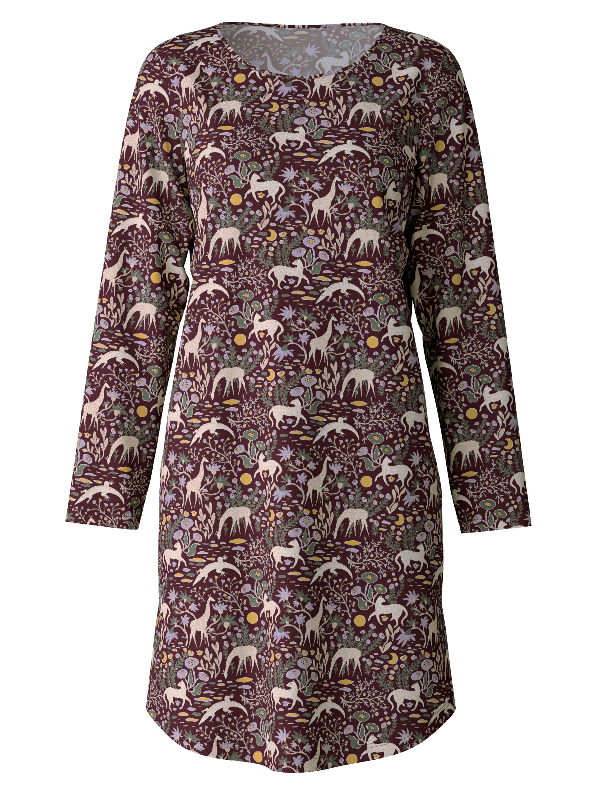 Calida Langarm Nachthemd 32055 Port Royal Red Calida Langarm Nachthemd 32055 Port Royal Red