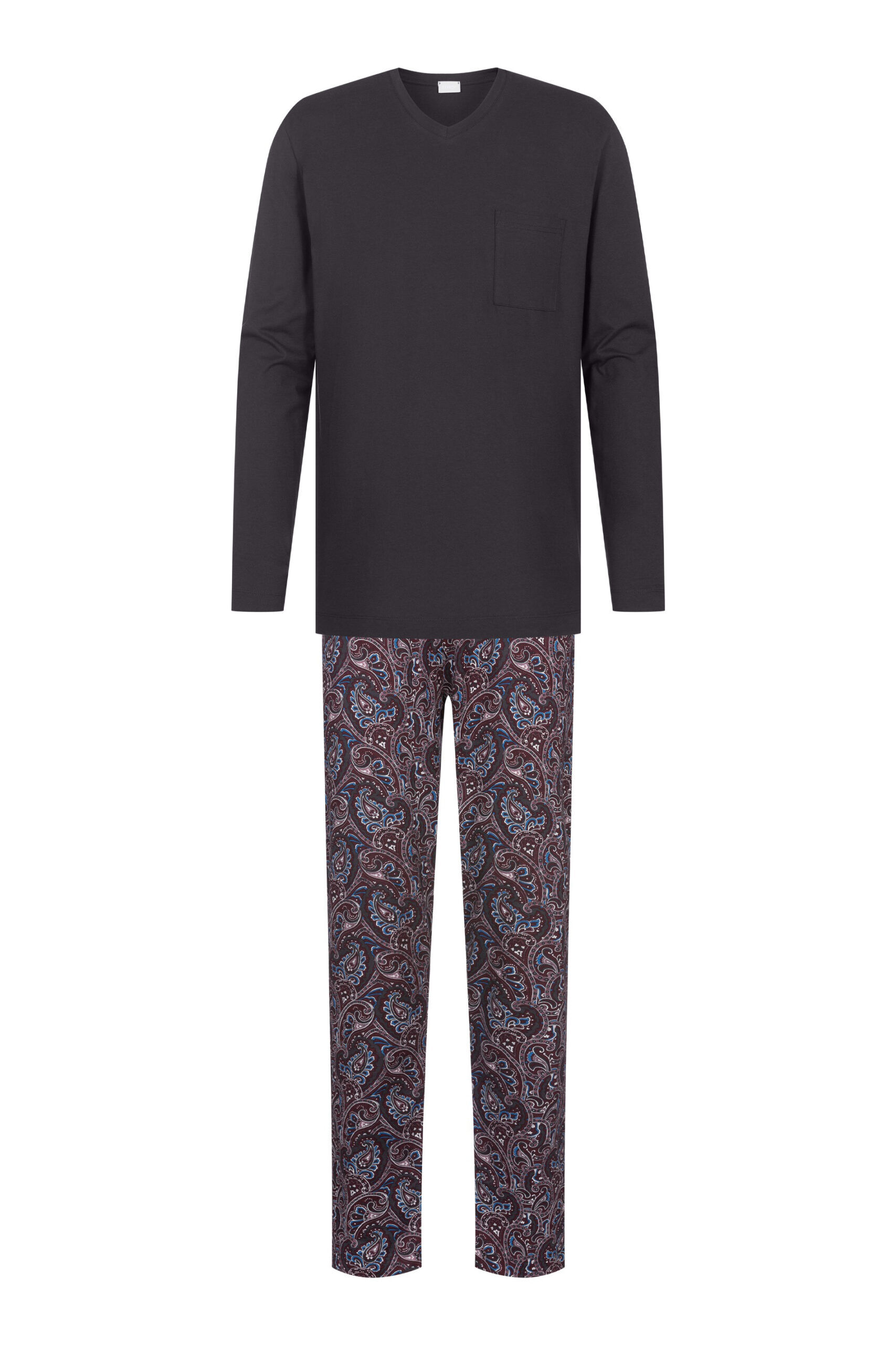 Mey Herren Pyjama 2240005 Lava Grey Mey Herren Pyjama 2240005 Lava Grey