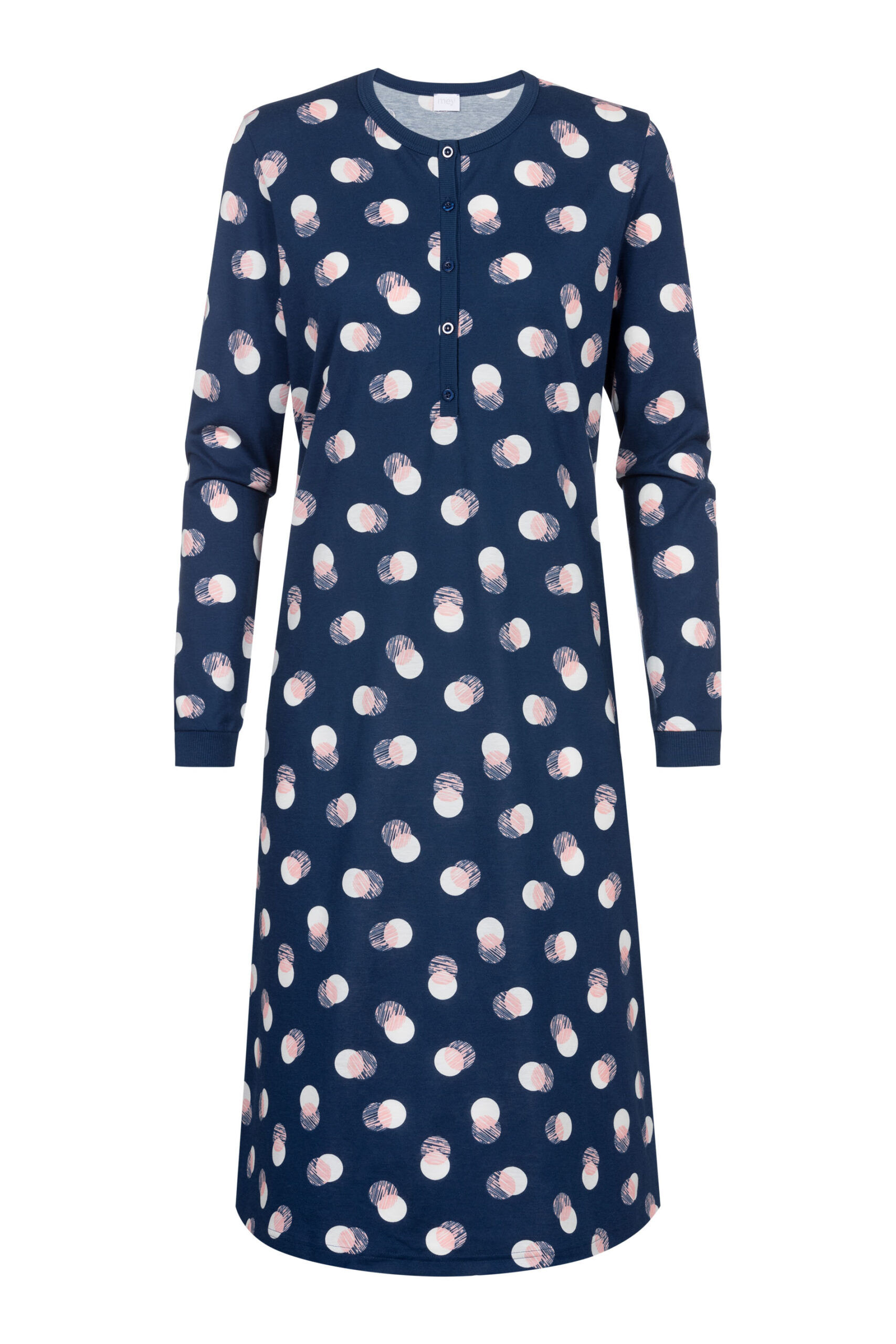 Mey Langarm Nachthemd 1230010 Deep Marine