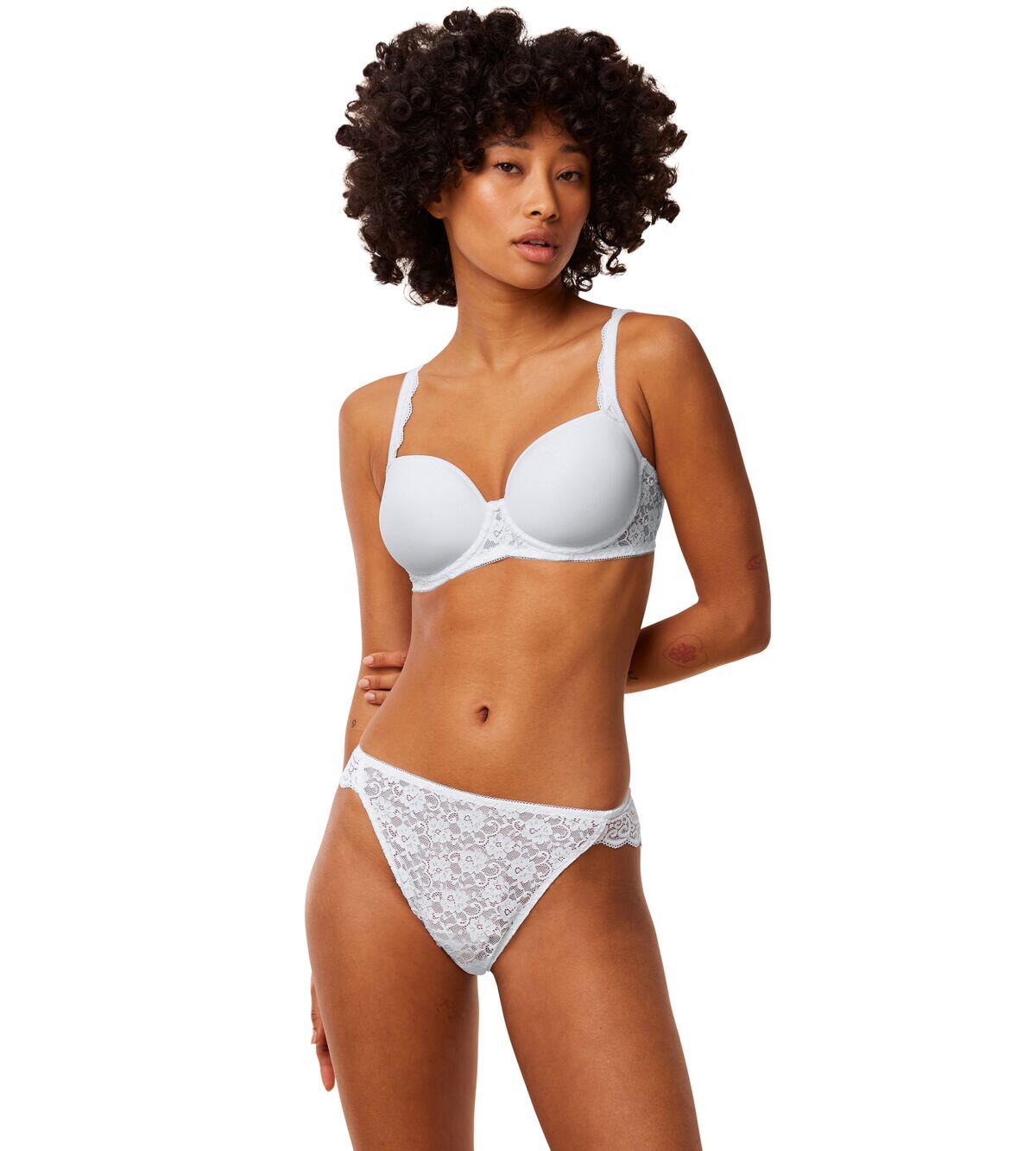 Triumph Amourette Highleg 10219109 weiß - von vorne