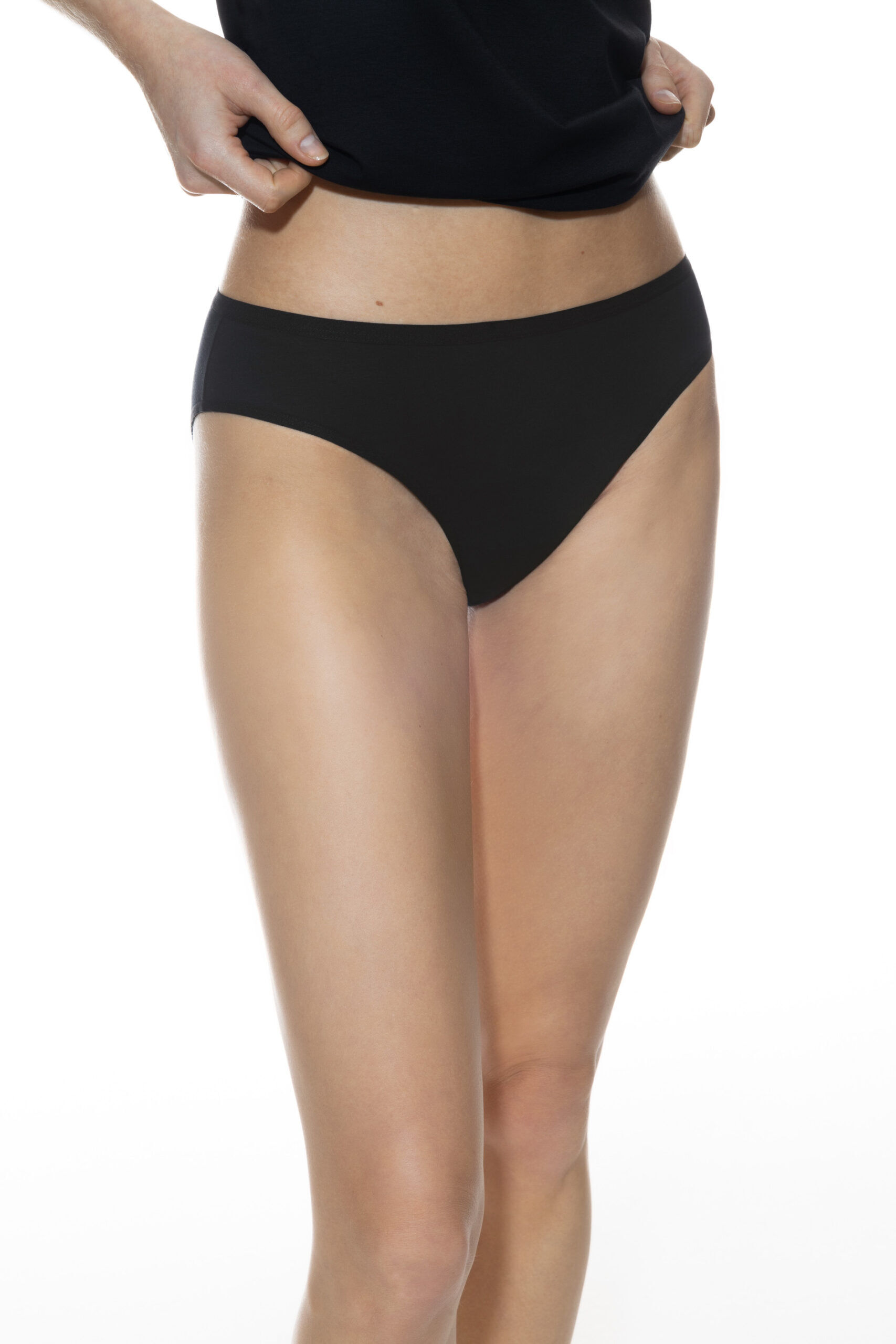 Mey Mini Slip 29617 schwarz - von vorne Mey Mini Slip 29617 schwarz - von vorne