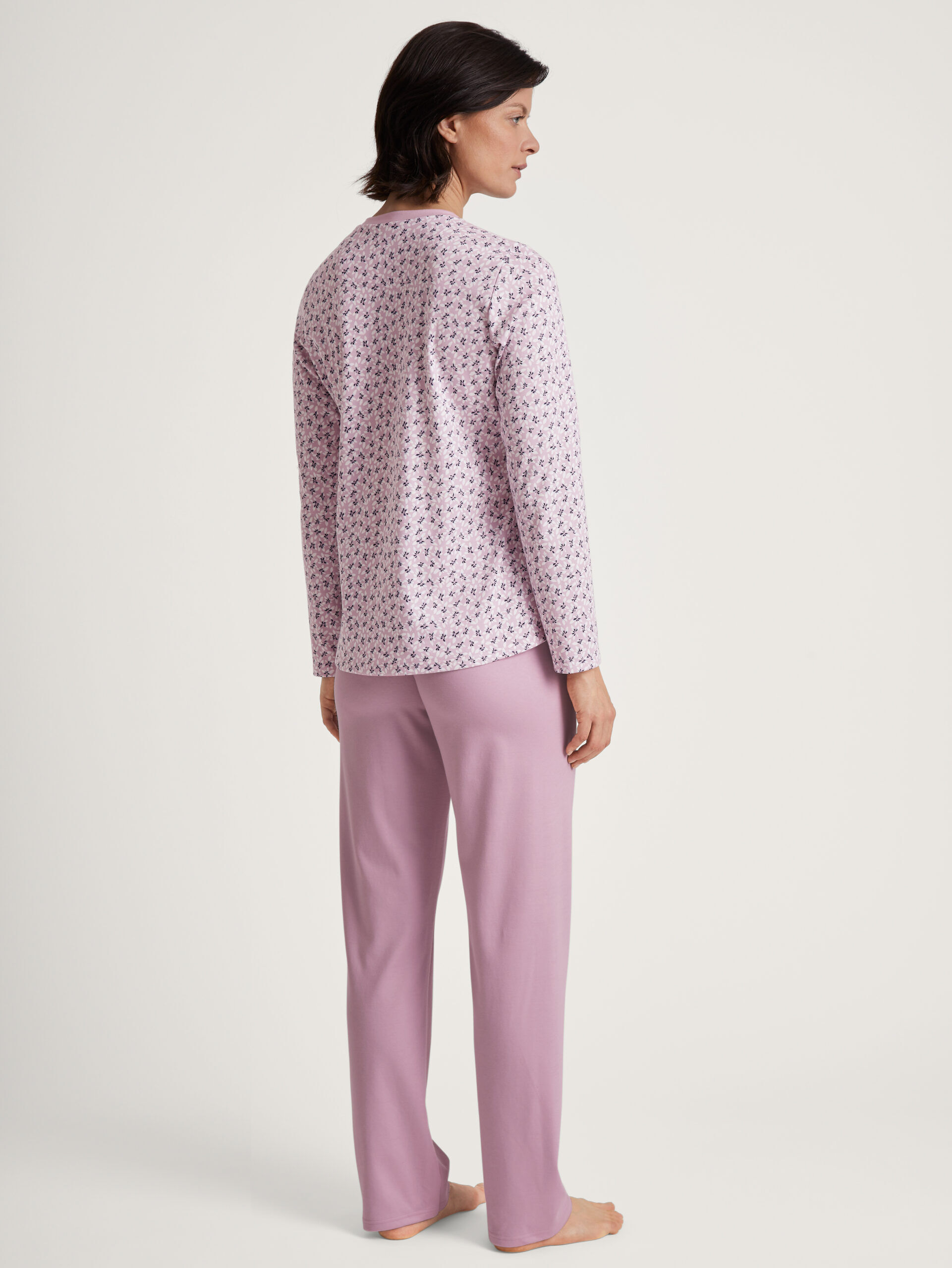 Calida-Damenpyjama-Fragrant-Lilac-hinten-scaled|Calida43356FragrantLilac Calida Damenpyjama Fragrant Lilac hinten