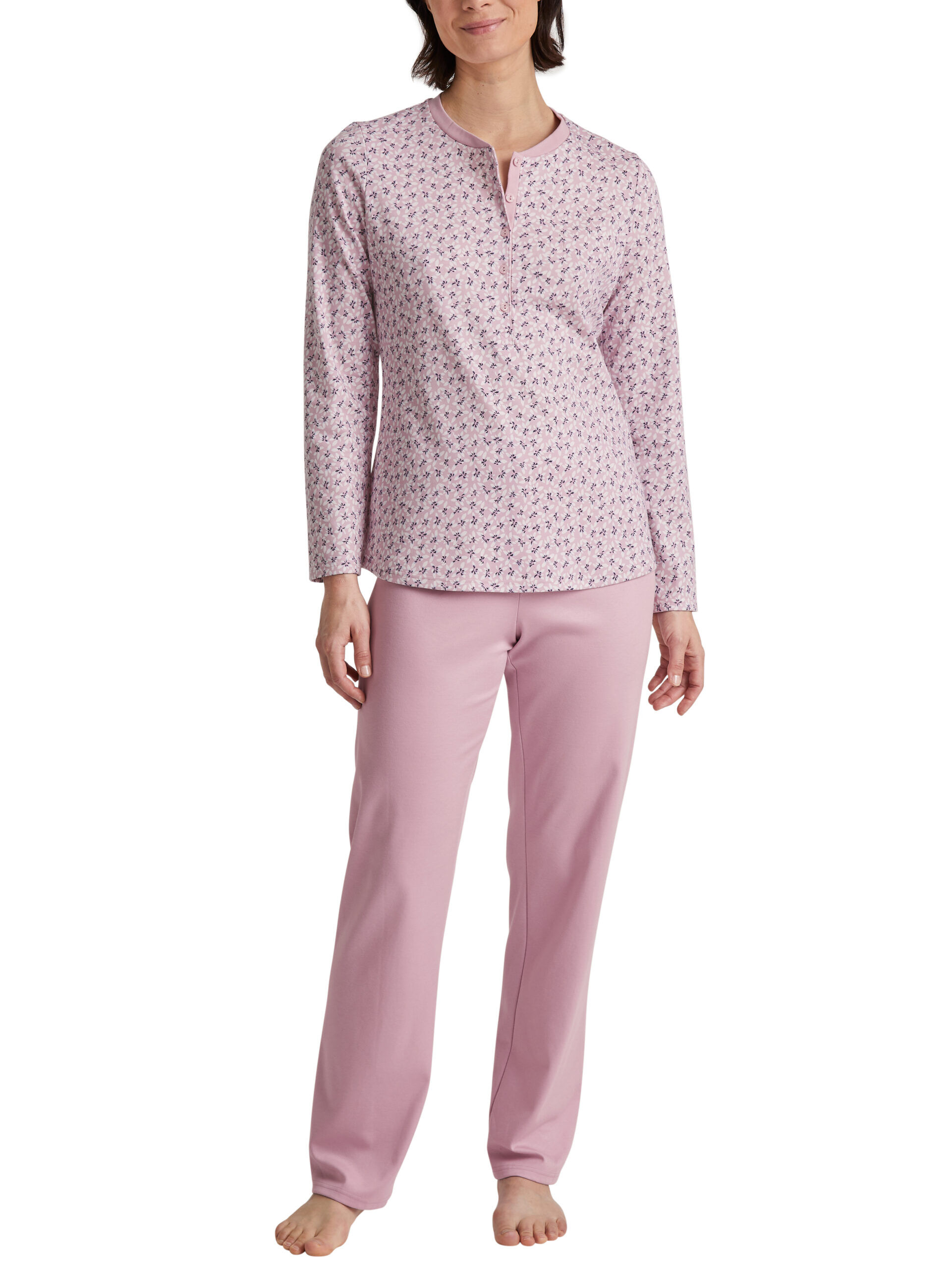 Calida-Damenpyjama-Fragrant-Lilac-vorne-scaled|Calida43356FragrantLilac Calida Damenpyjama Fragrant Lilac vorne