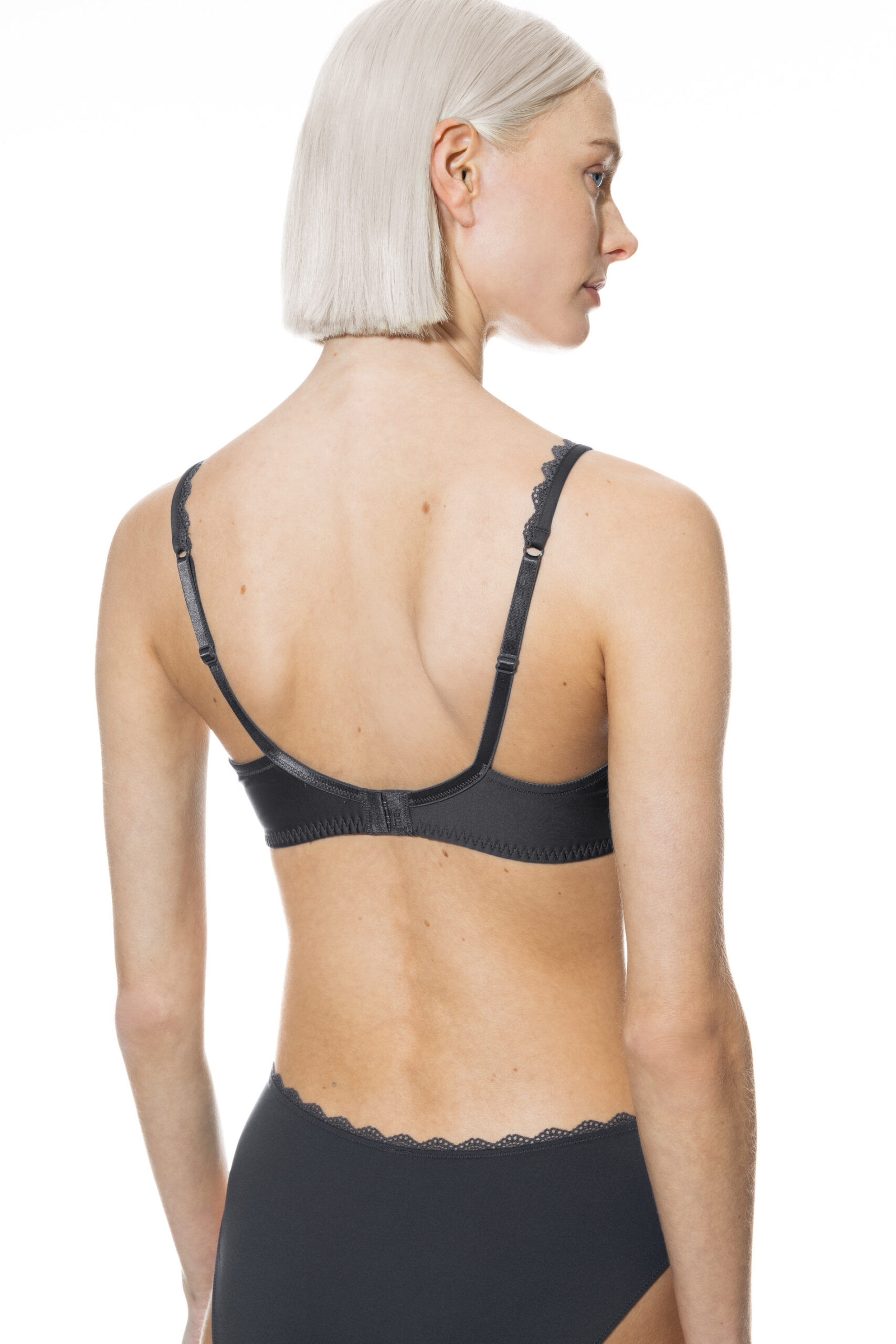 Mey Bügel-BH Bi-Strech 74800 Thunder Grey hinten