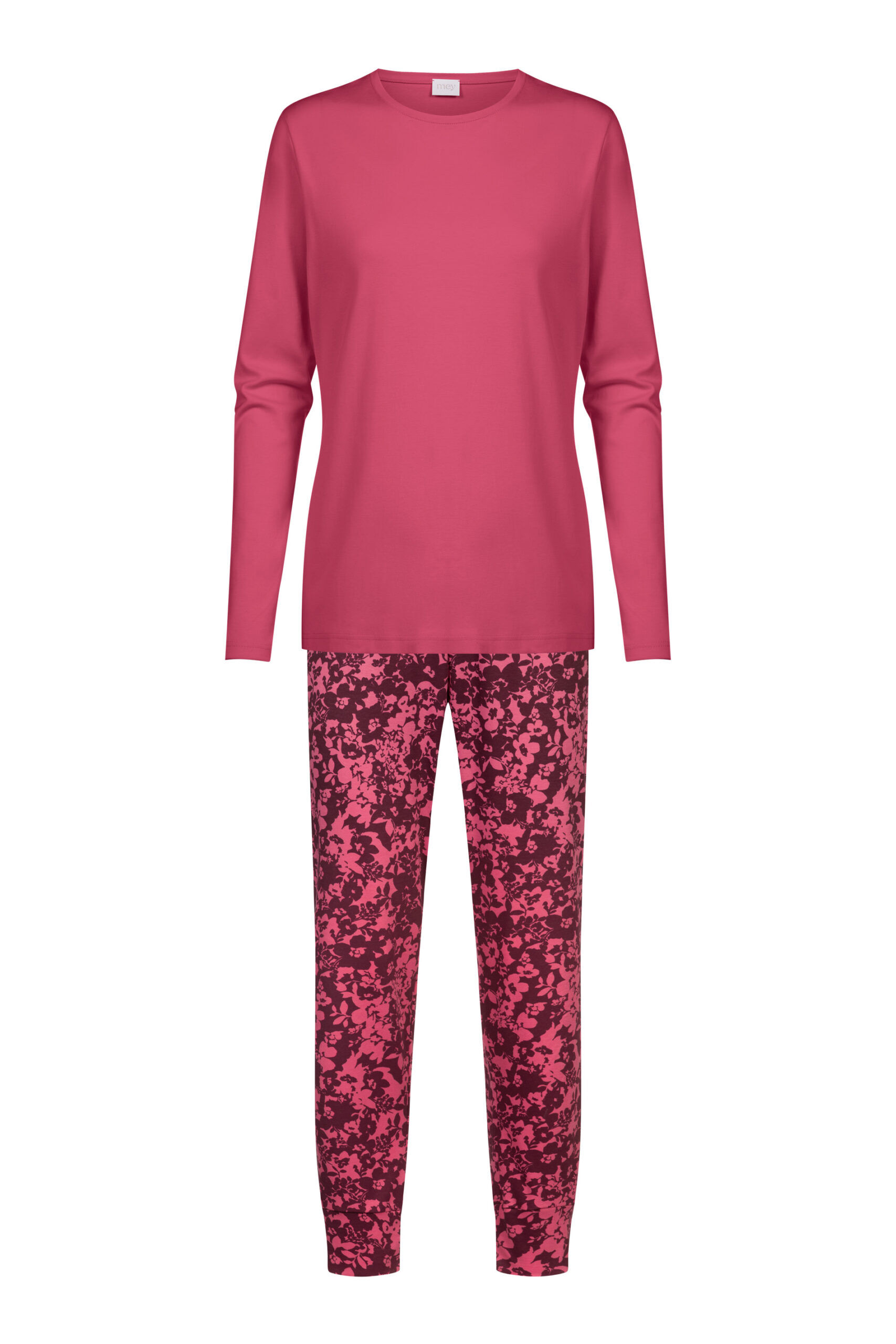 Mey Damen Pyjama French Fuchsia plain