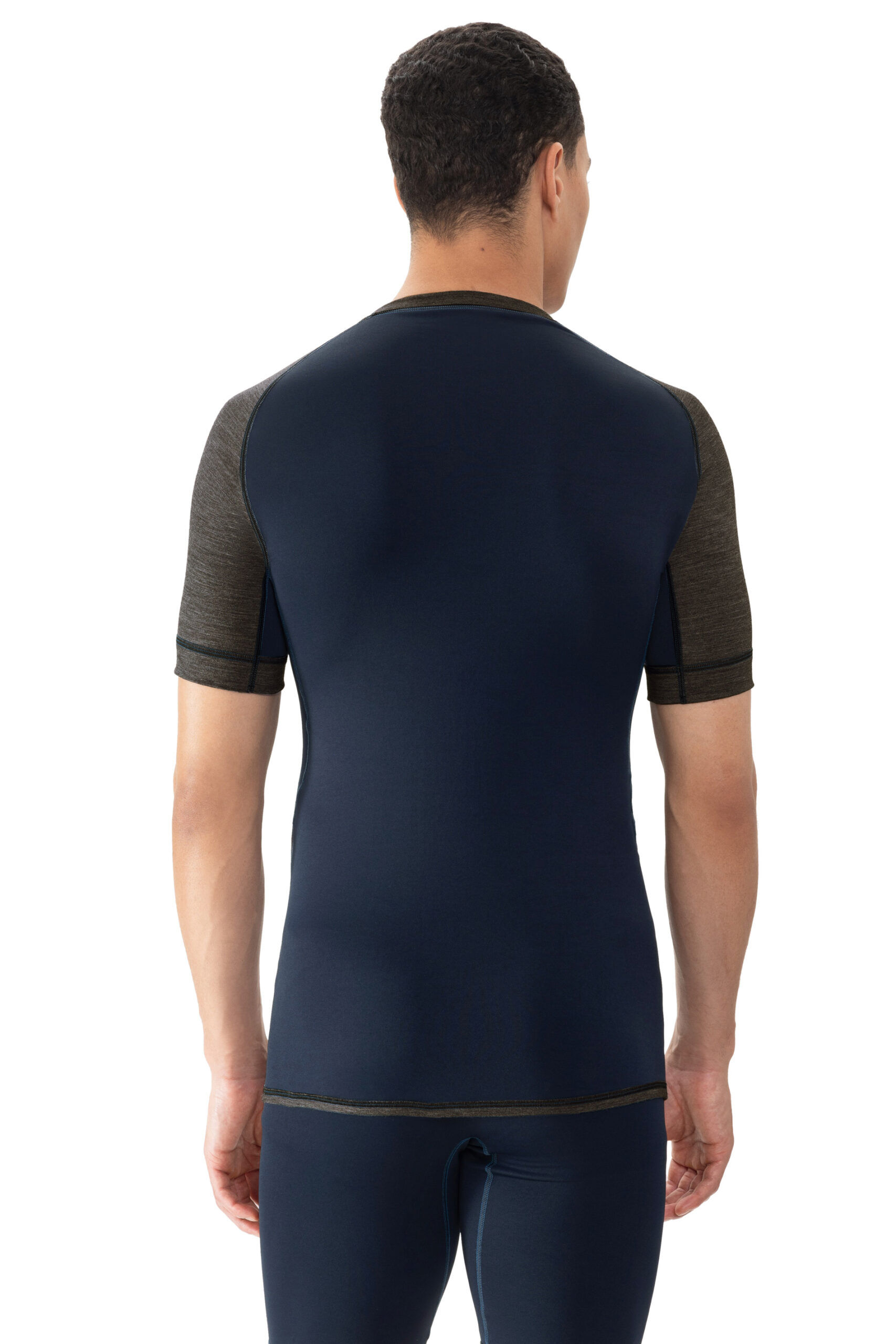 Mey Herren T-Shirt Olive Beech hinten