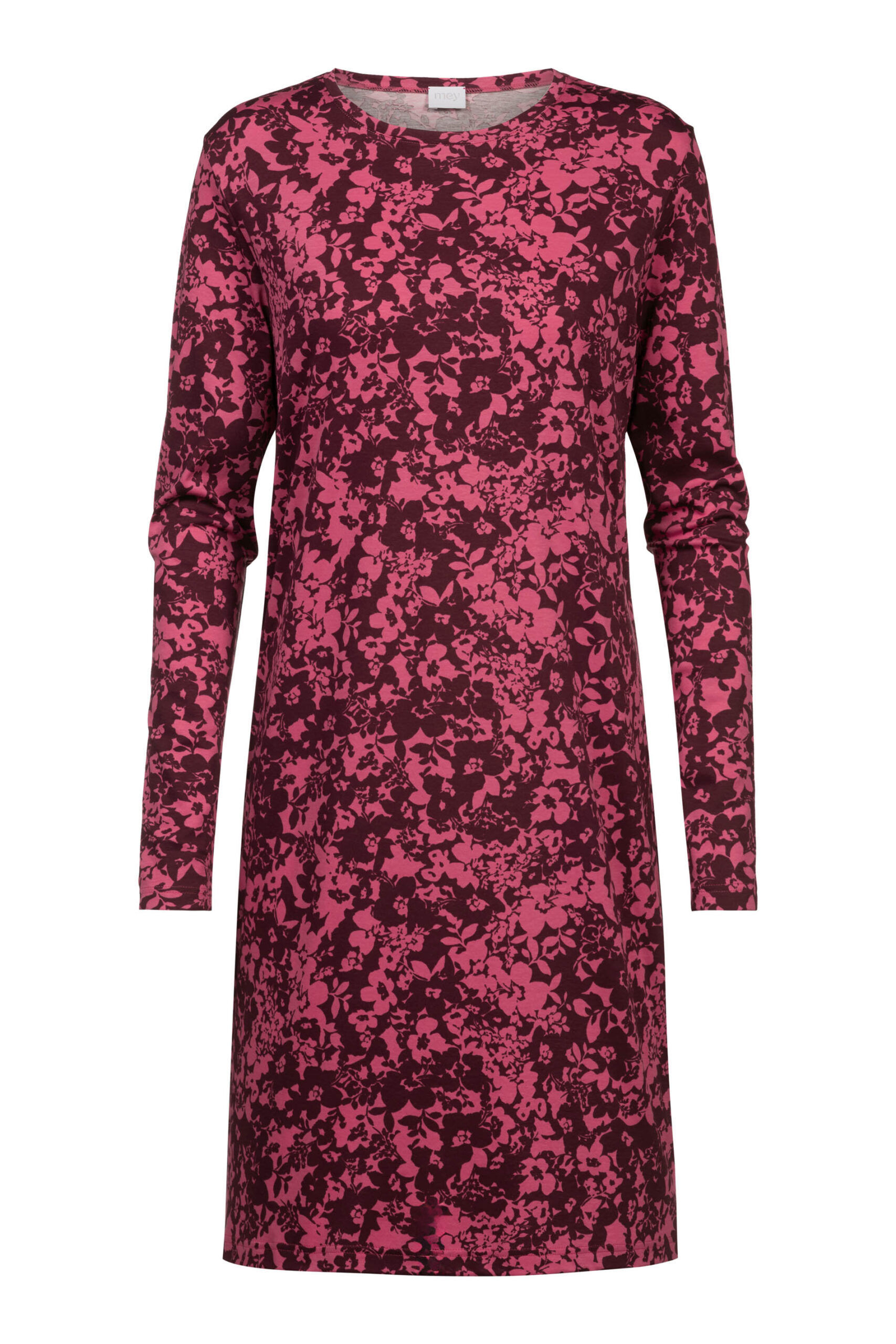 Mey Langarm Nachthemd French Fuchsia plain