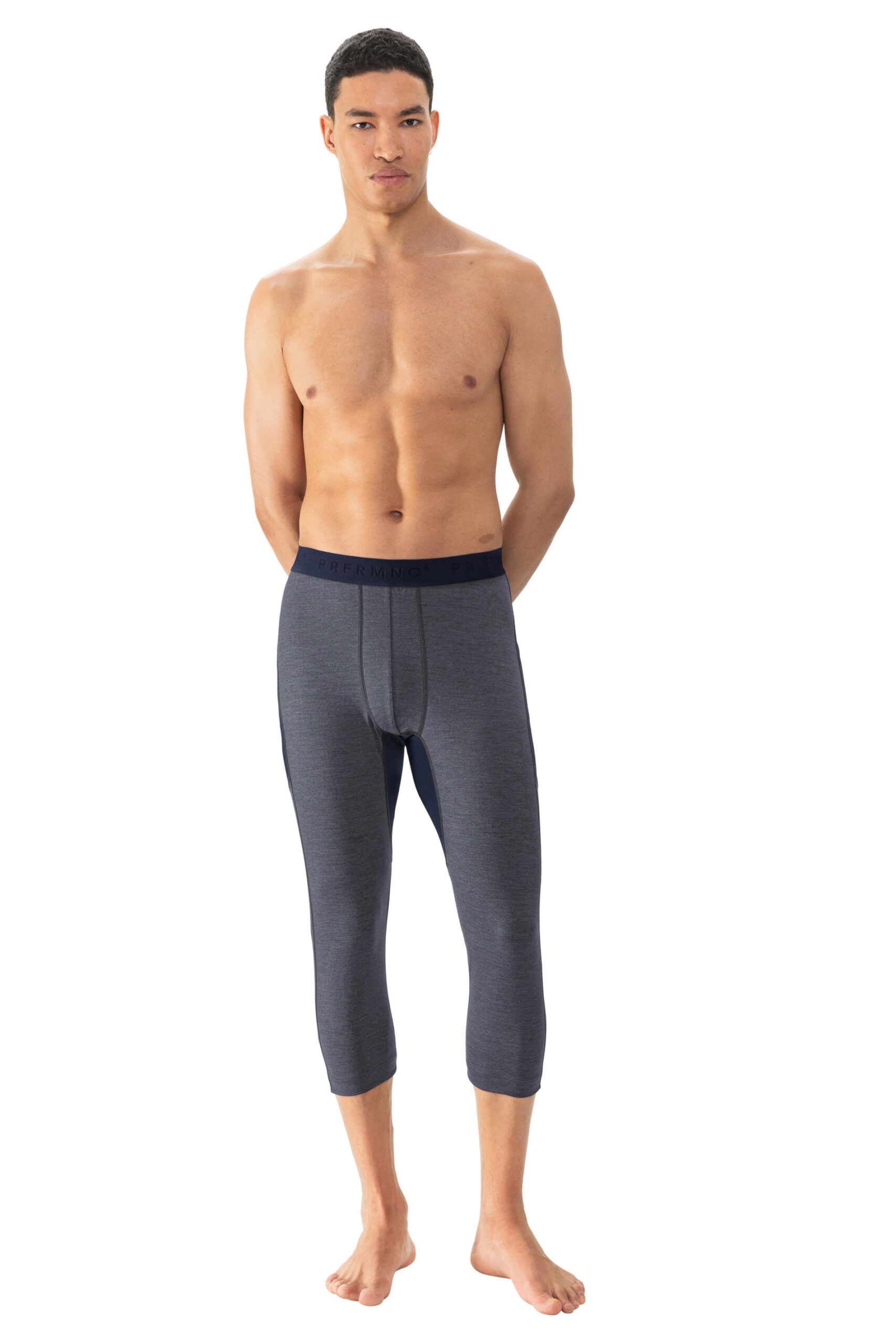 Mey Long John Indigo Melange