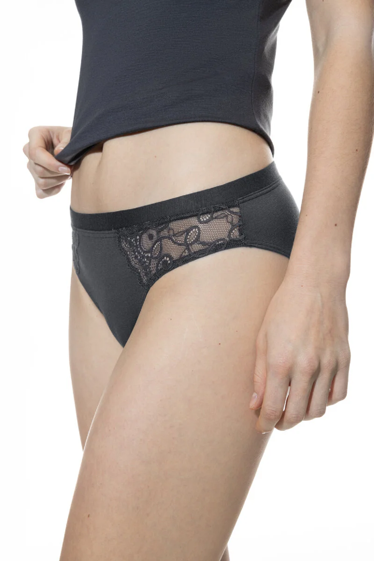 Mey Minislip Serie Ami Thunder Grey Seite