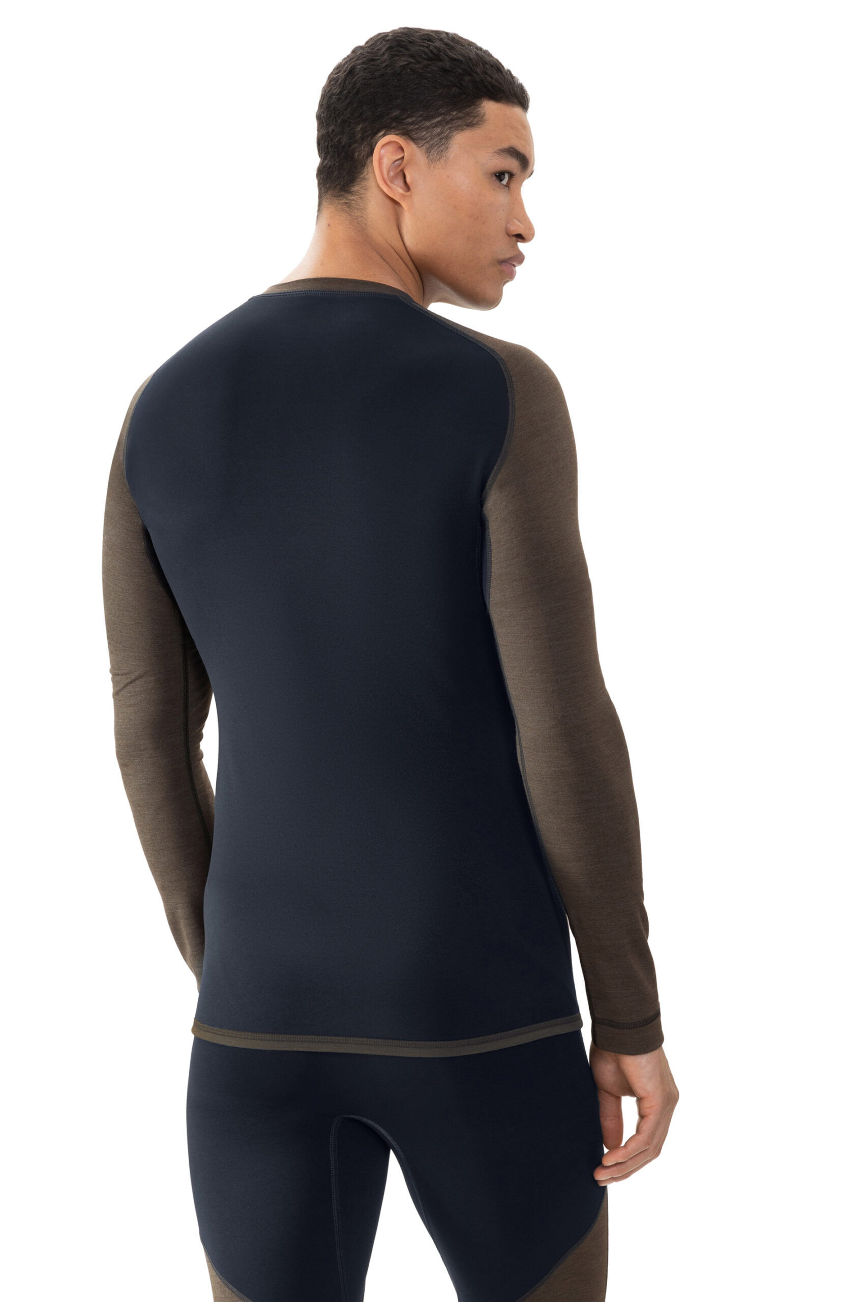 Mey T-Shirt langarm Olive Beech hinten