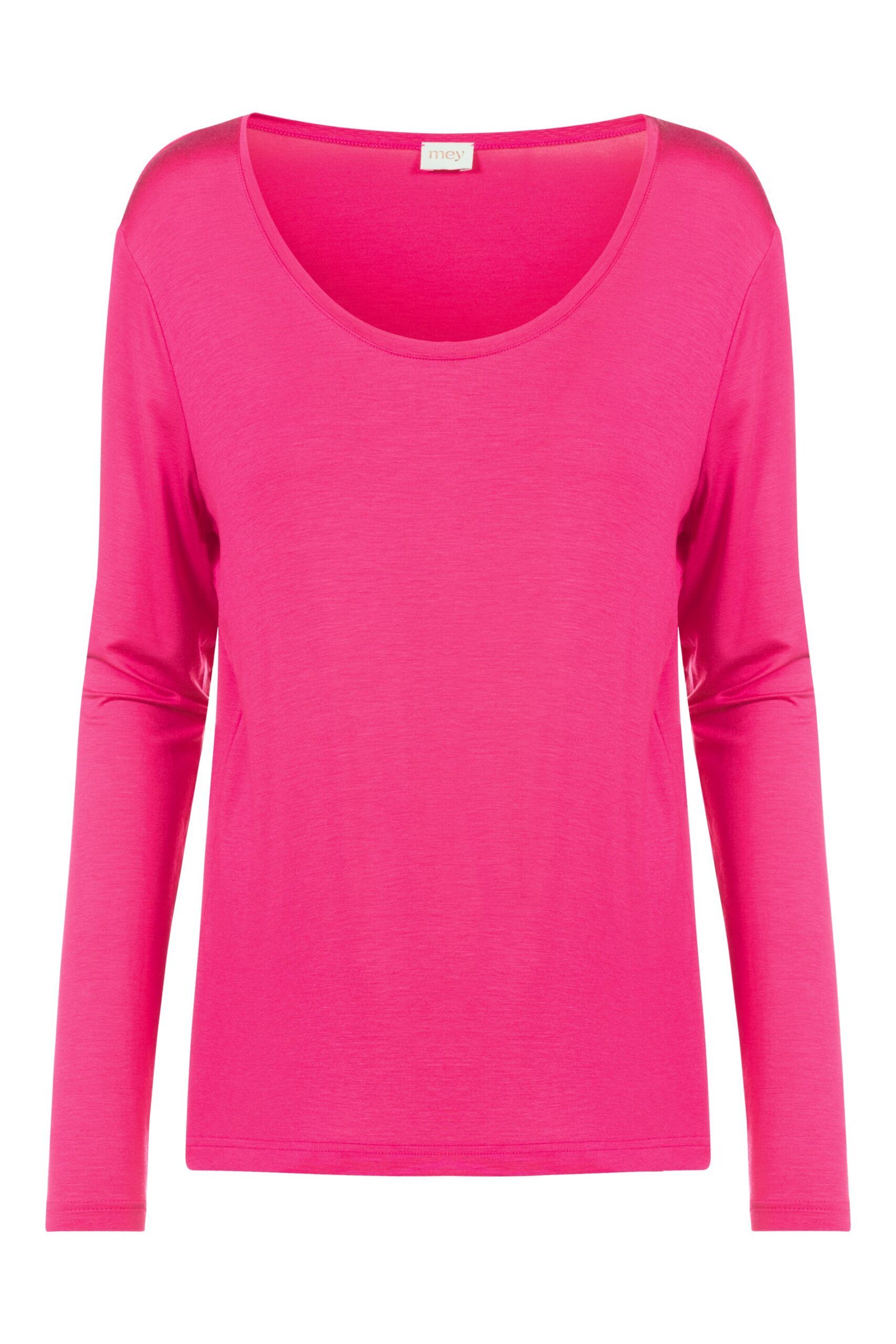 Mey T-Shirt Langarm Exotic Pink plain