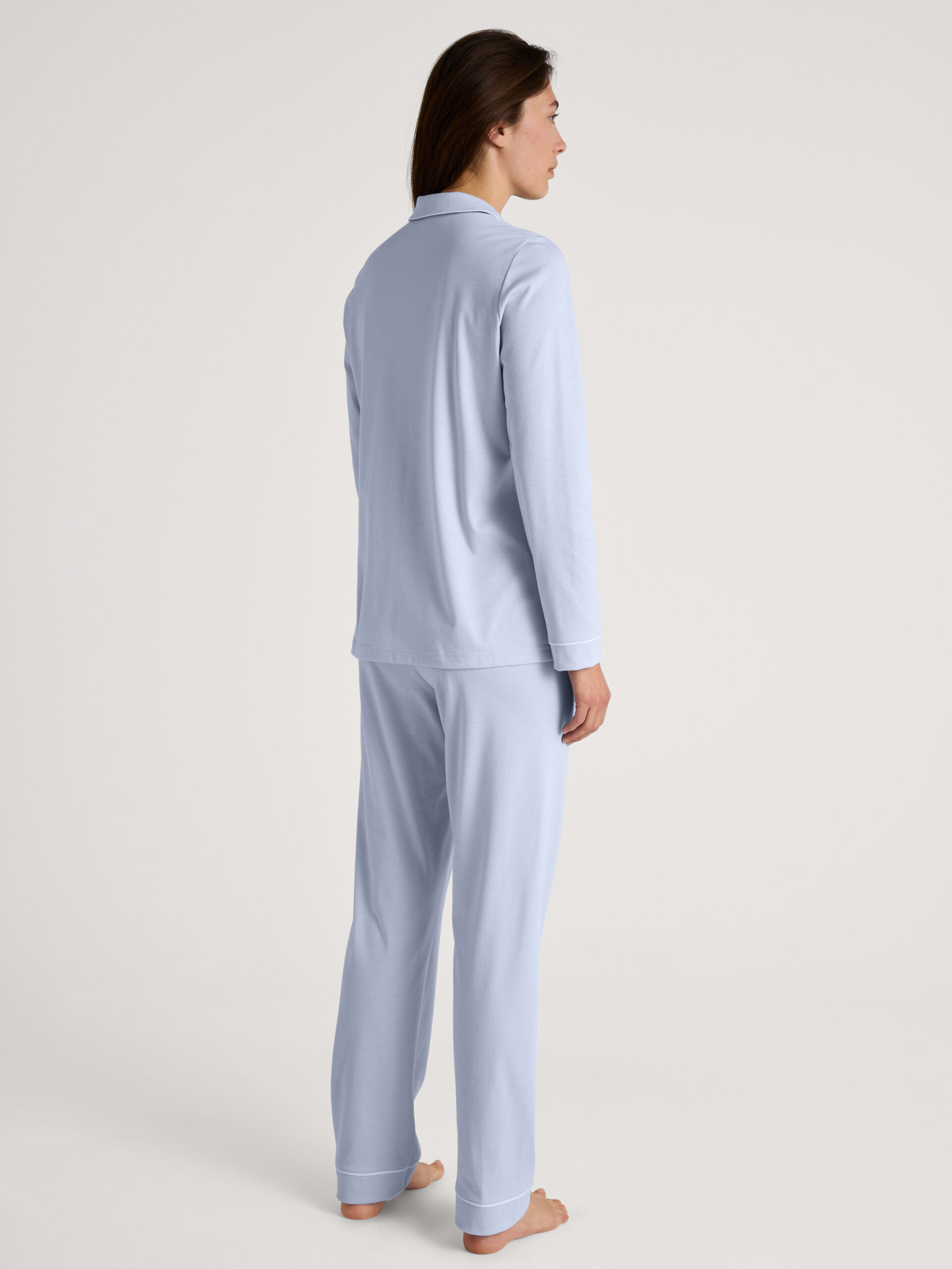 Calida-Damenpyjama-durchgeknoepft-43629-Harmony-Blue-hinten-scaled|Calida43629HarmonyBlue Calida Damenpyjama durchgeknöpft 43629 Harmony Blue hinten