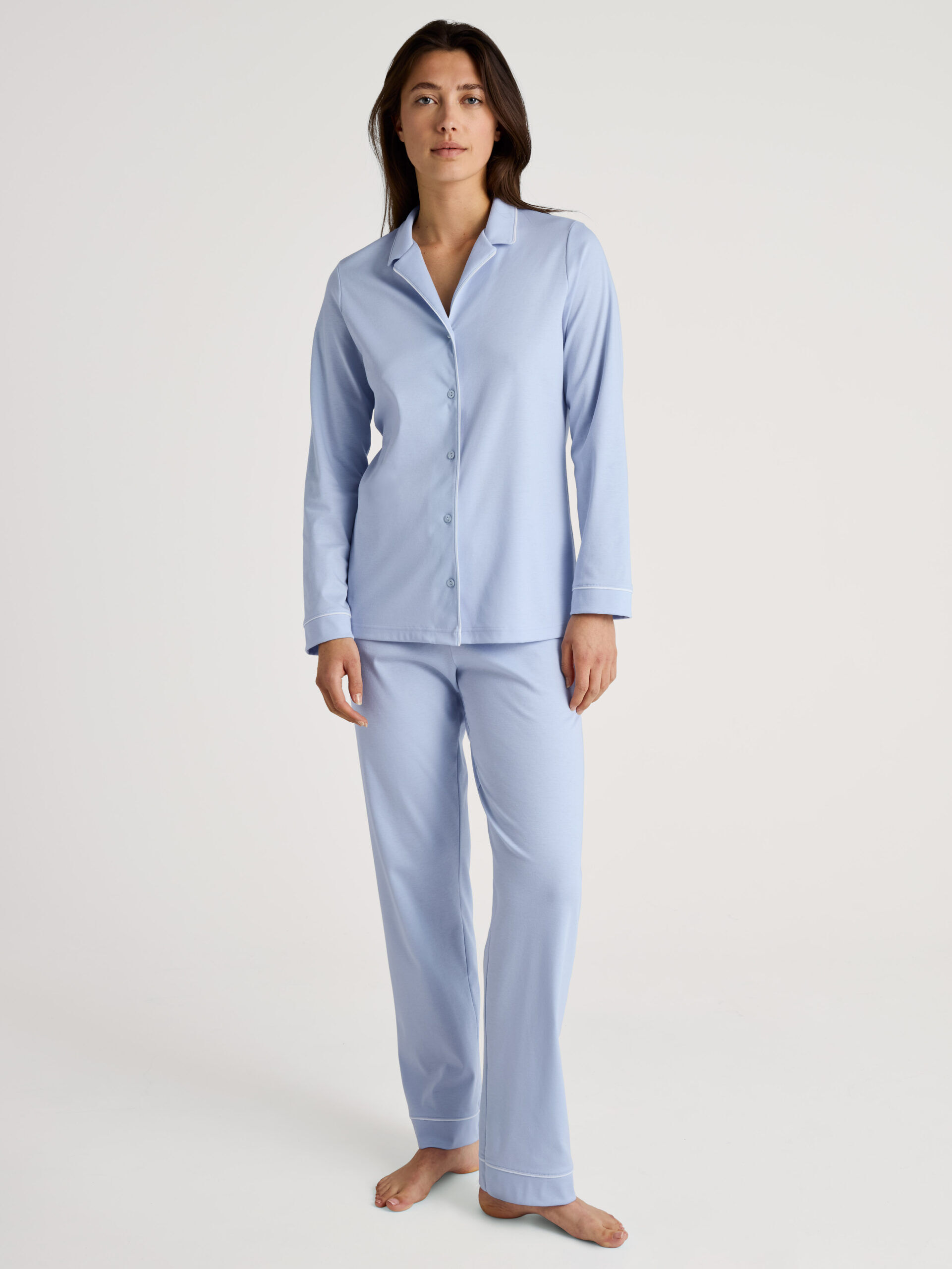 Calida-Damenpyjama-durchgeknoepft-43629-Harmony-Blue--scaled|Calida43629HarmonyBlue Calida Damenpyjama durchgeknöpft 43629 Harmony Blue