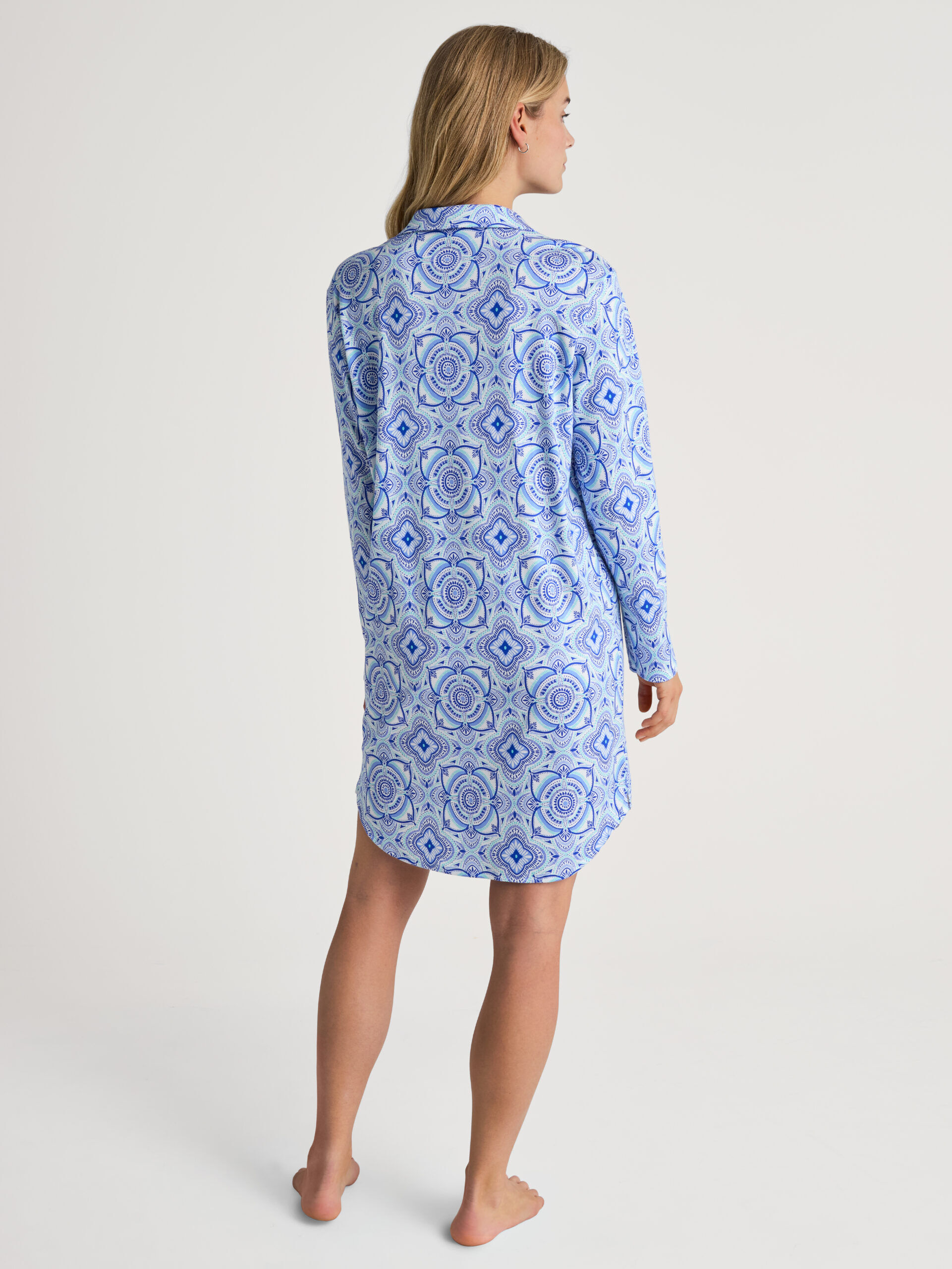 Calida Nachthemd 36153 Dazzling Blue hinten