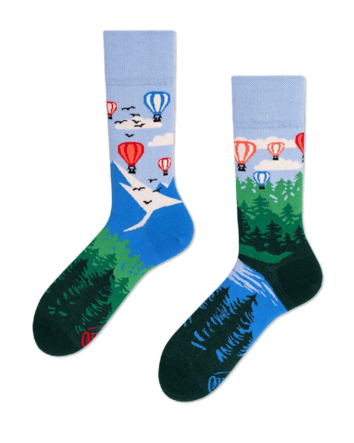 Many Mornings Socken Adventure Balloon