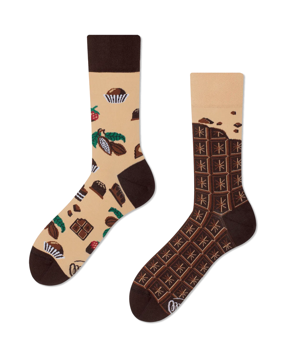 Many-Mornings-Socken-Chocolate-Time|ManyMSockenChocolateTime Many Mornings Socken Chocolate Time