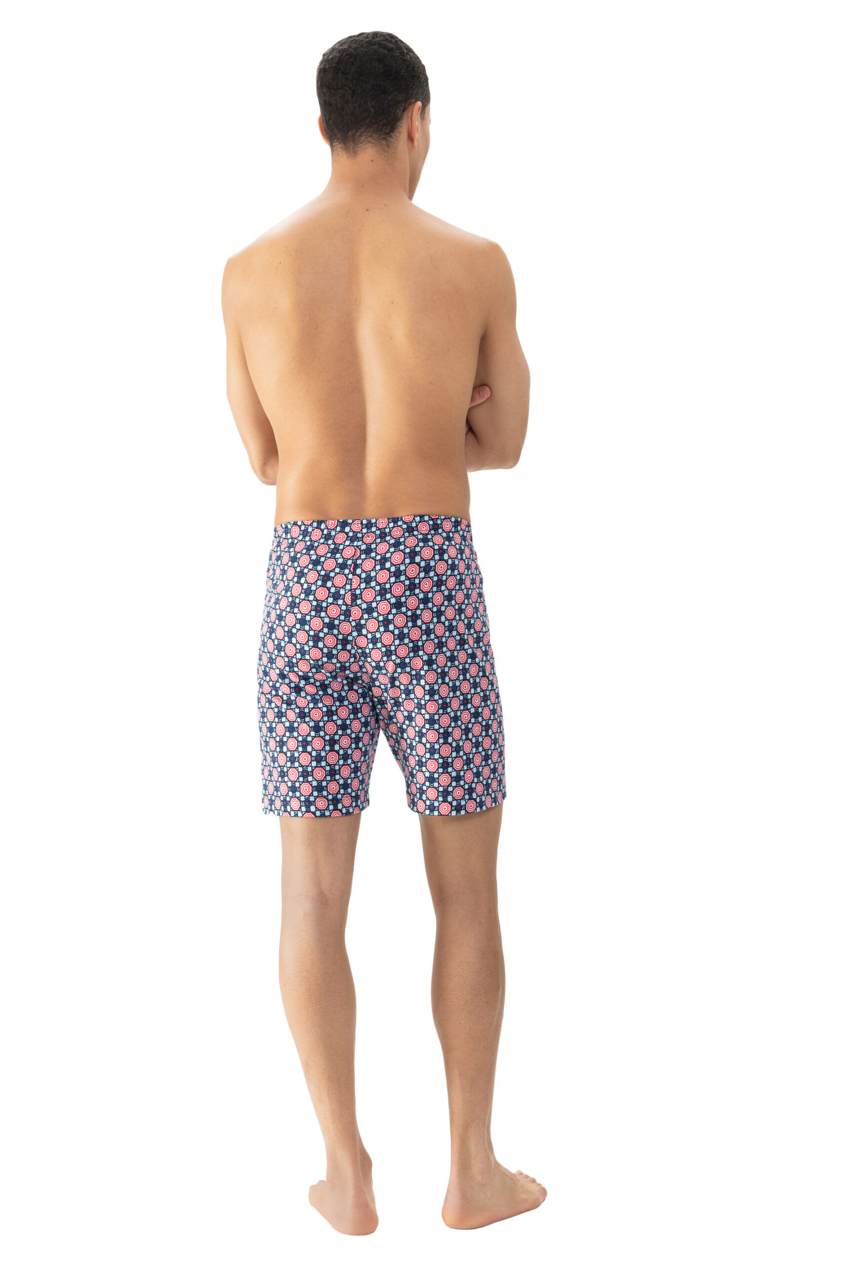 Mey-Herren-Hose-kurz-2220041-Red-Tango-hinten-scaled|Mey2220041TangoRed Mey Herren Hose kurz 2220041 Red Tango hinten