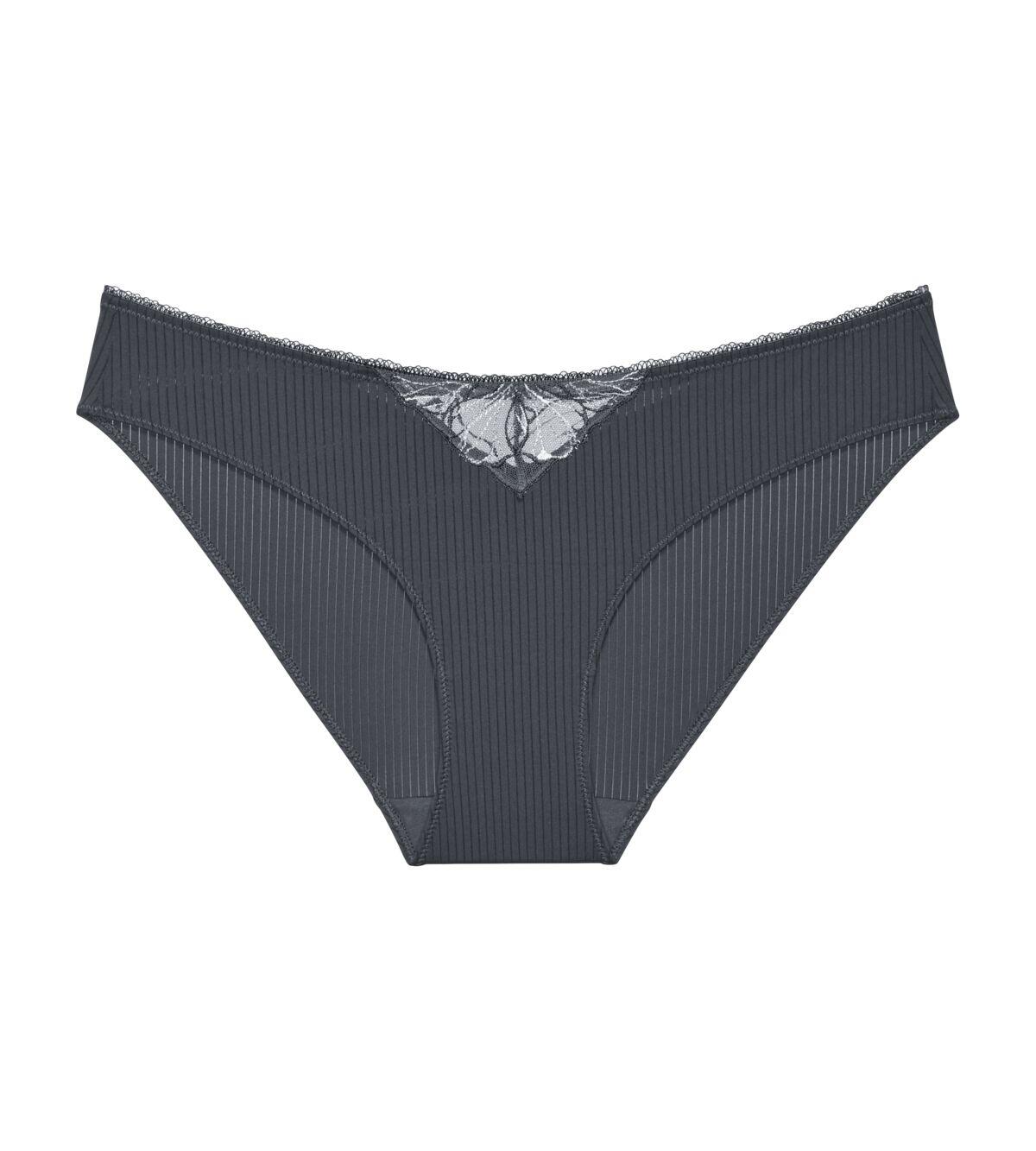 Triumph Tai Slip Wild Iris Florale 10222206 Anthrazit plain