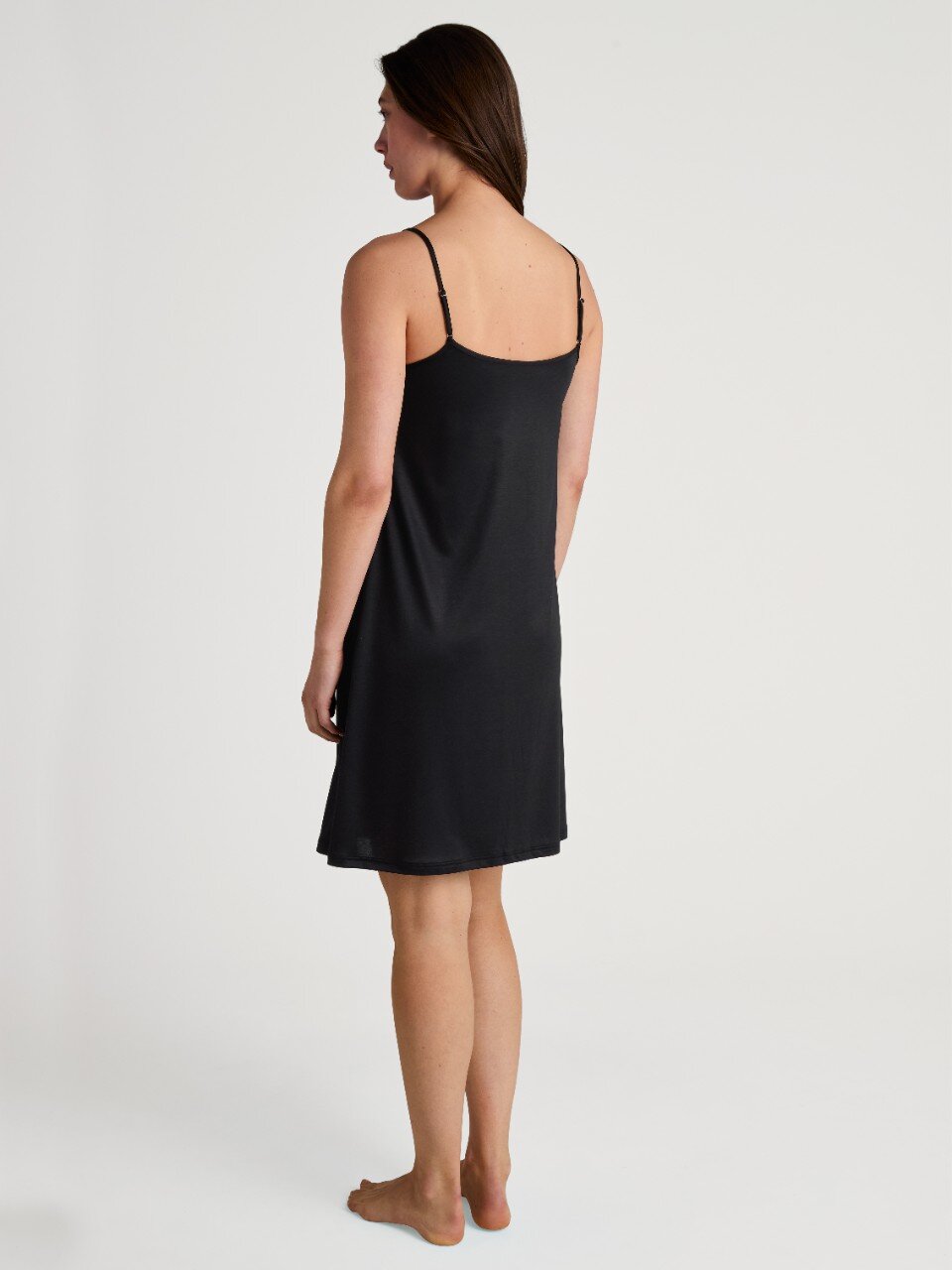 Calida Spaghetti-Nachthemd 34297 schwarz hinten