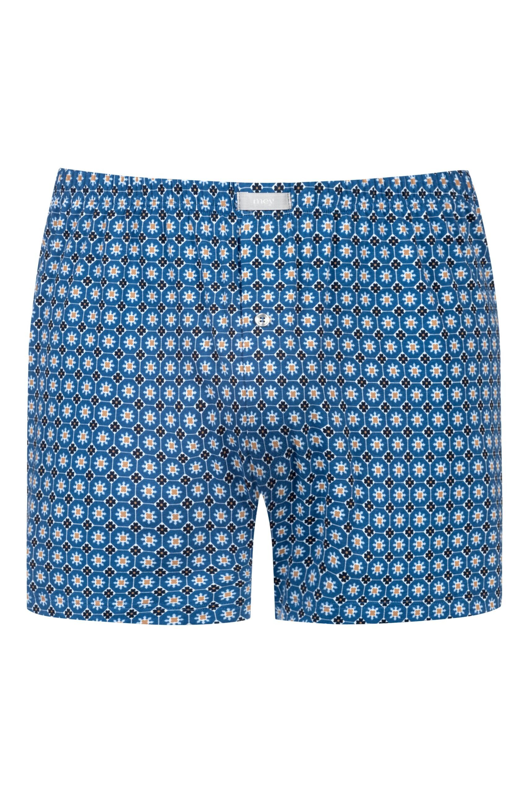 Mey-Boxershort-2120088-Tide-Blue-Plain-scaled|Mey2120088TideBlue Mey Boxershort 2120088 Tide Blue plain