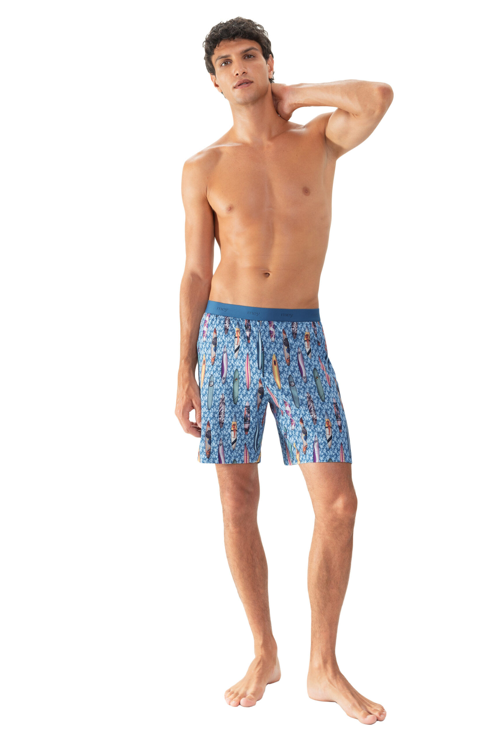 Mey Herren Hose kurz 2220044 Evening Sky