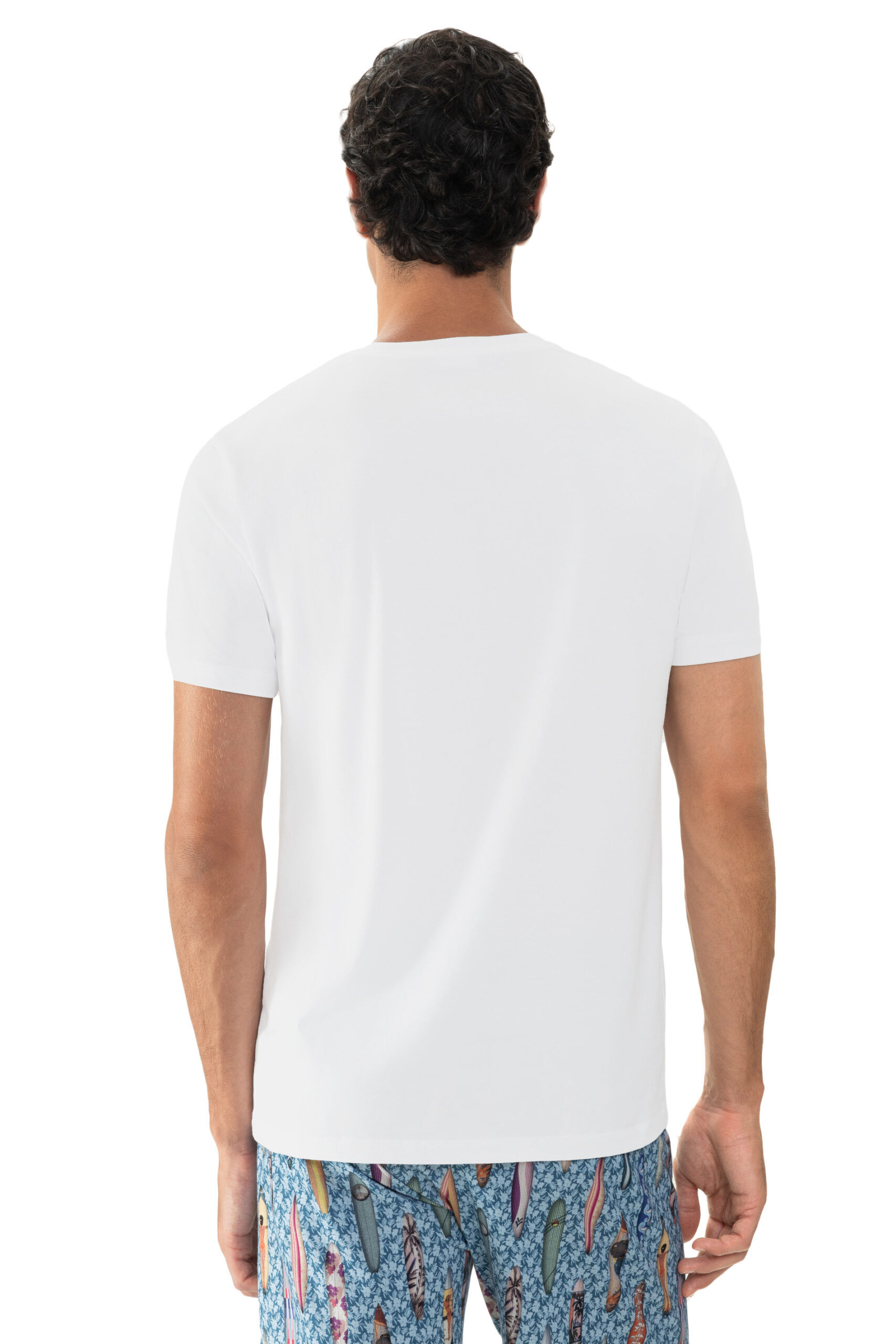 Mey-Herren-T-Shirt-2210013-weiss-hinten-scaled|Mey2210013weiß Mey Herren T-Shirt 2210013 weiß hinten