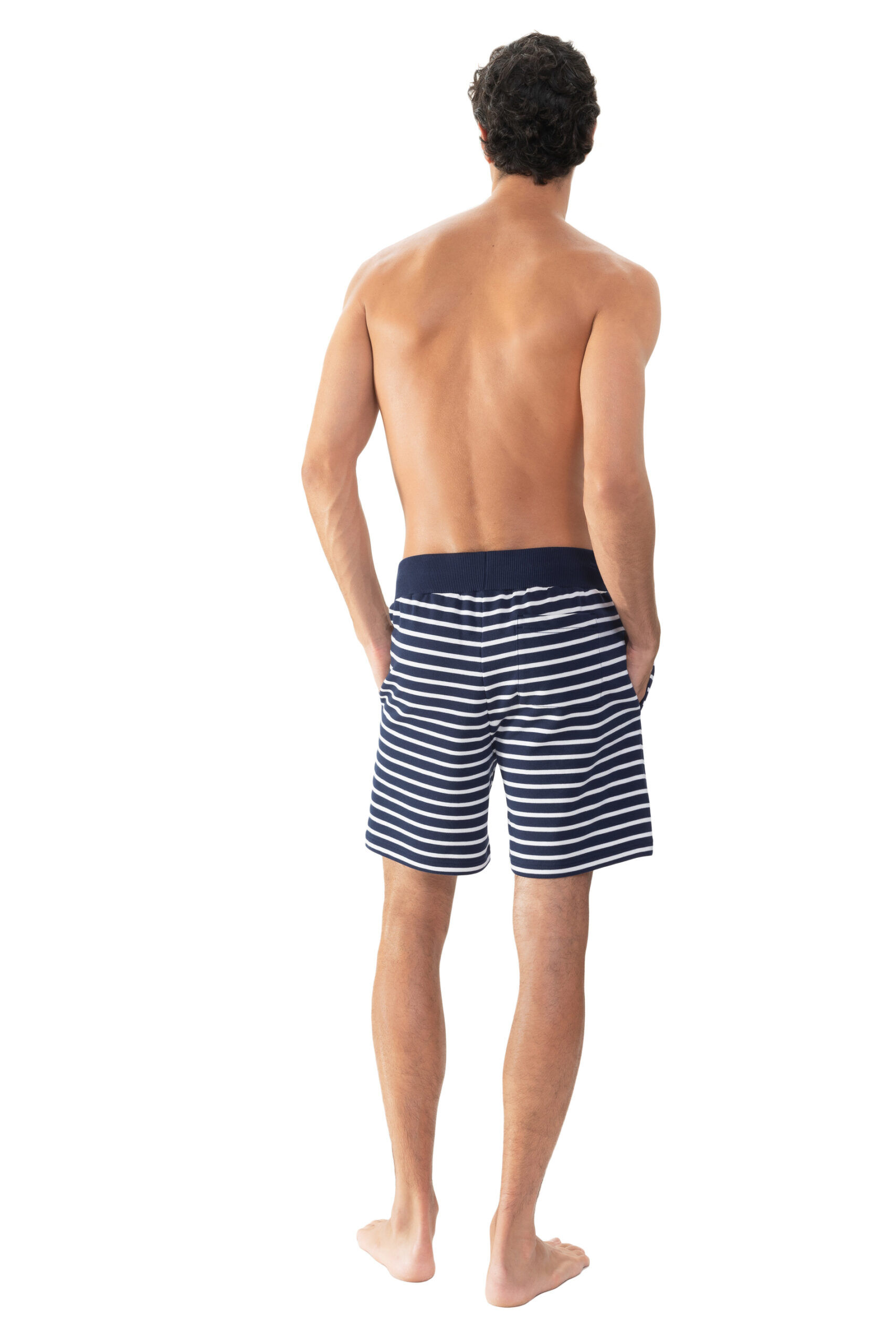 Mey Herren Track Shorts 2520008 Yacht Blue hinten