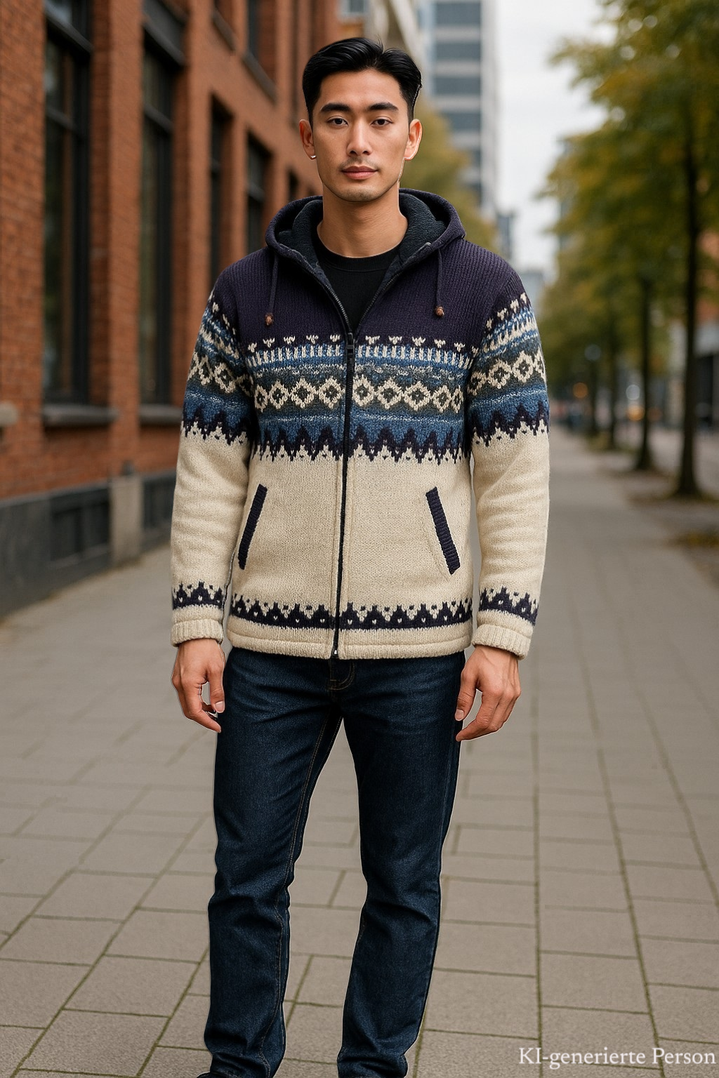 THC Schafwoll Strickjacke 816 KI-Generiert Model 1 THC Schafwoll Strickjacke 816 KI-Generiert Model 1